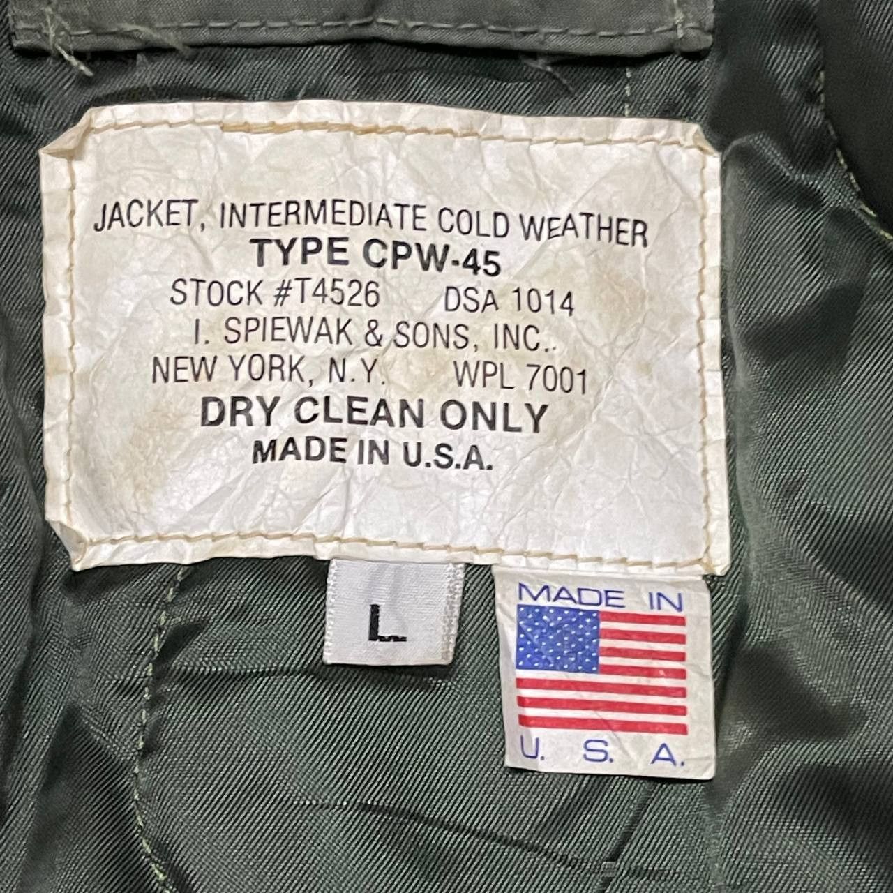 I. Spiewak And Sons Vintage I. Spiewak And Sons CPW-45 Bomber Military Jacket Size US L / EU 52-54 / 3 - 9 Thumbnail