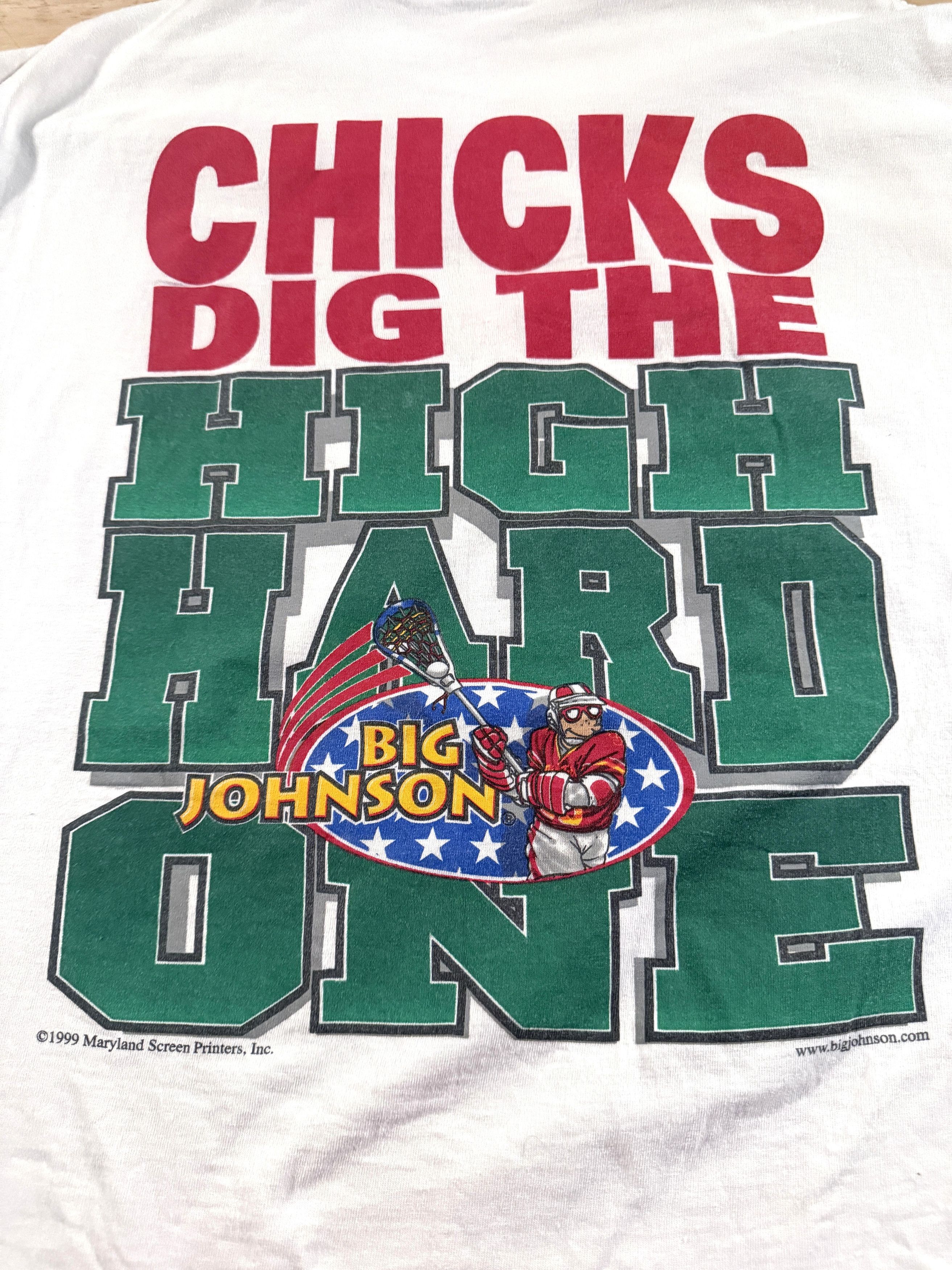 Vintage Big Johnson Chicks Dig The High Hard One Baseball XL 1999 Size US XL / EU 56 / 4 - 1 Thumbnail