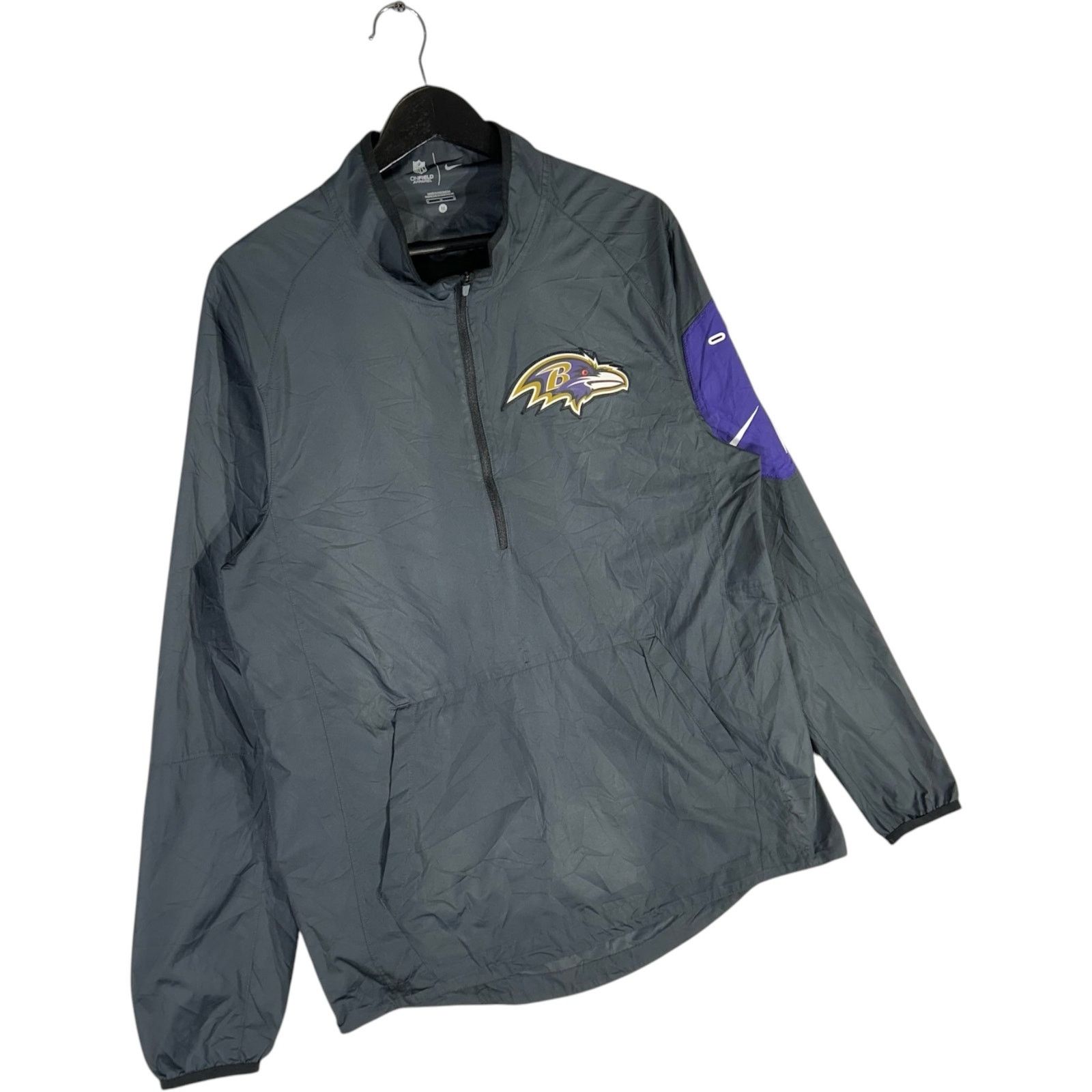 Nike Nike Baltimore Ravens 1/2 Zip NFL Windbreaker Size US M / EU 48-50 / 2 - 4 Thumbnail