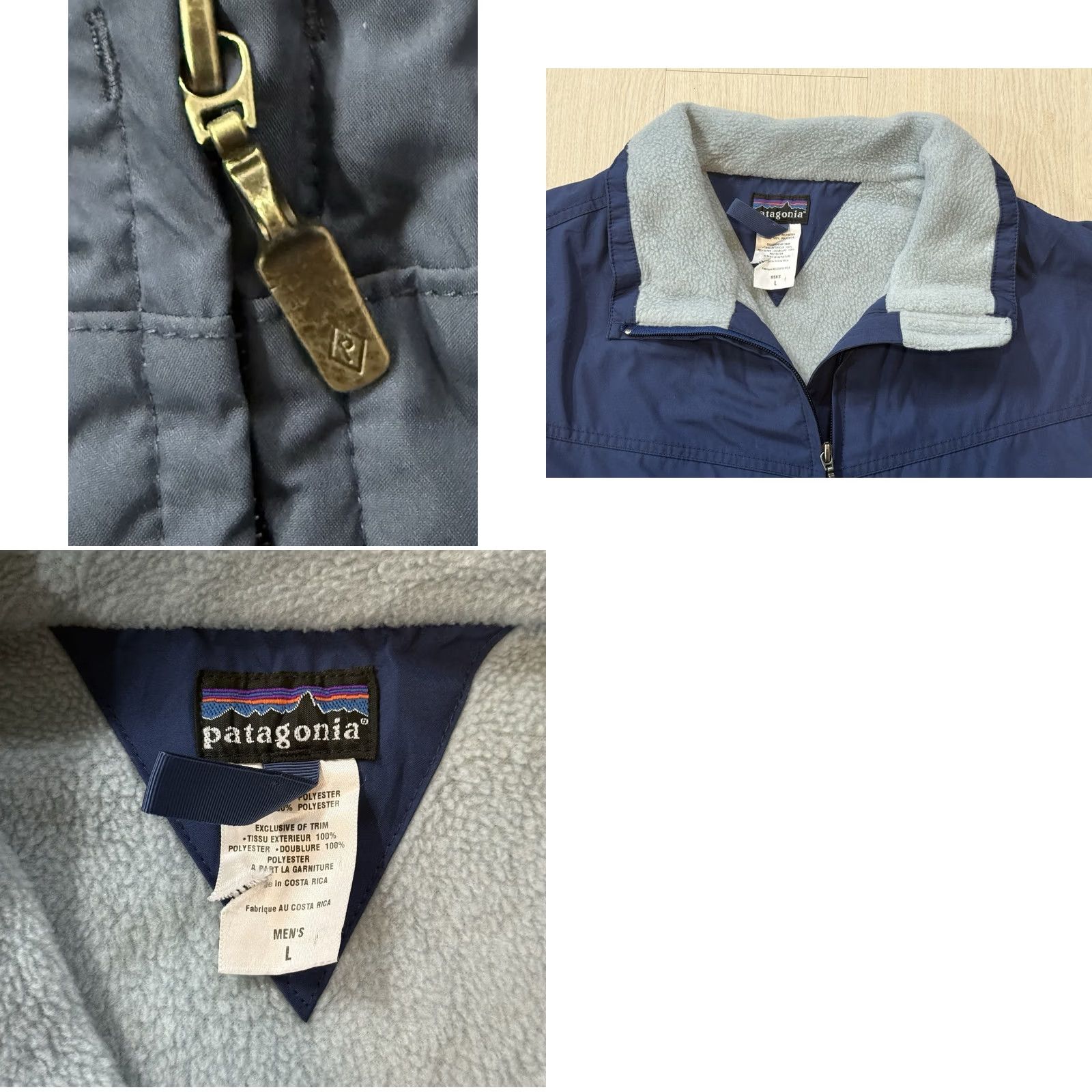 Patagonia VINTAGE Patagonia Synchilla Bomber Jacket L Blue 90s Outdoor Hiking Mens Size US L / EU 52-54 / 3 - 8 Thumbnail