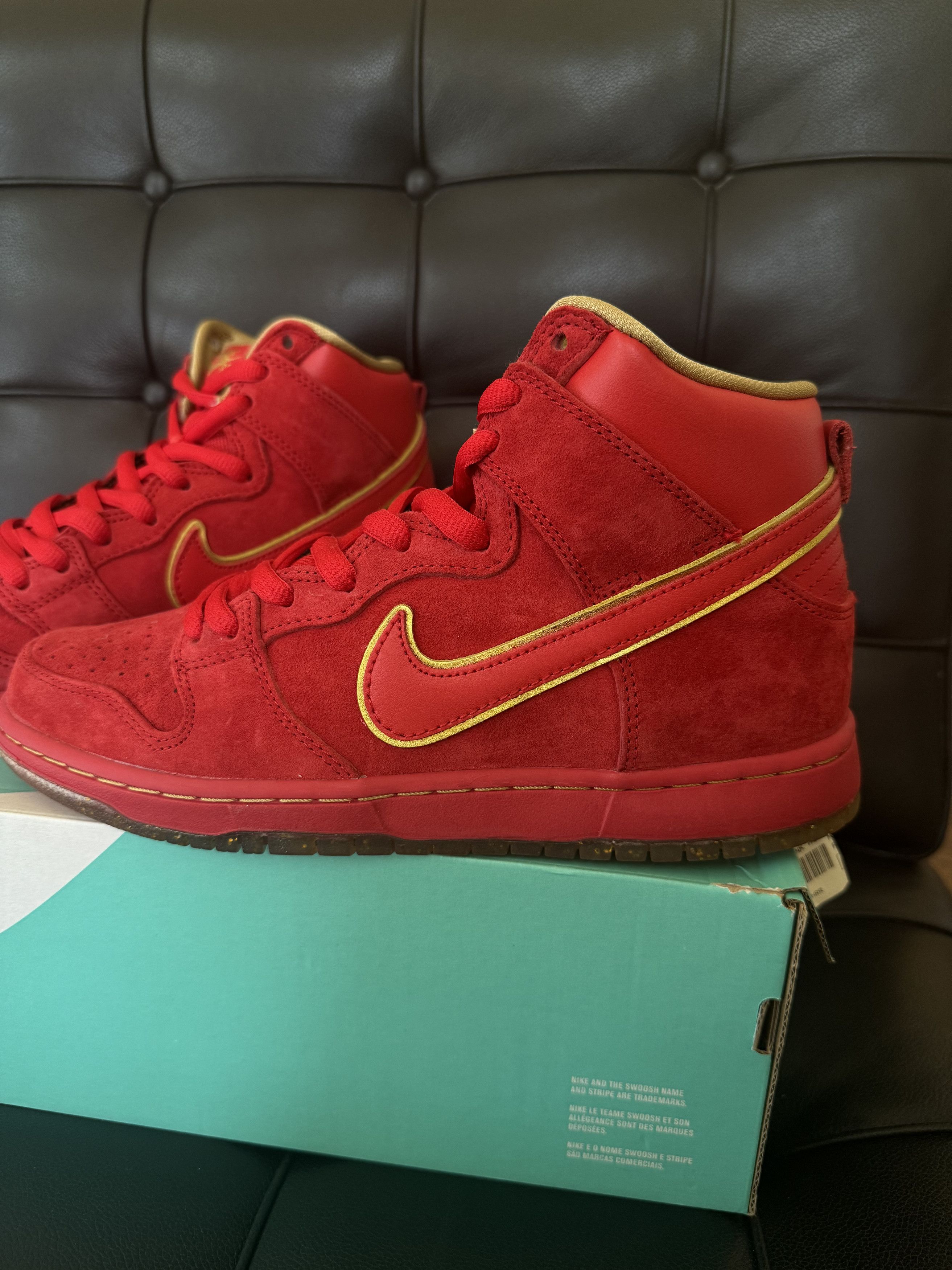 Nike Nike Dunk Hi Premium SB Chinese New Year 2014 Release Size US 9 / EU 42 - 8 Thumbnail