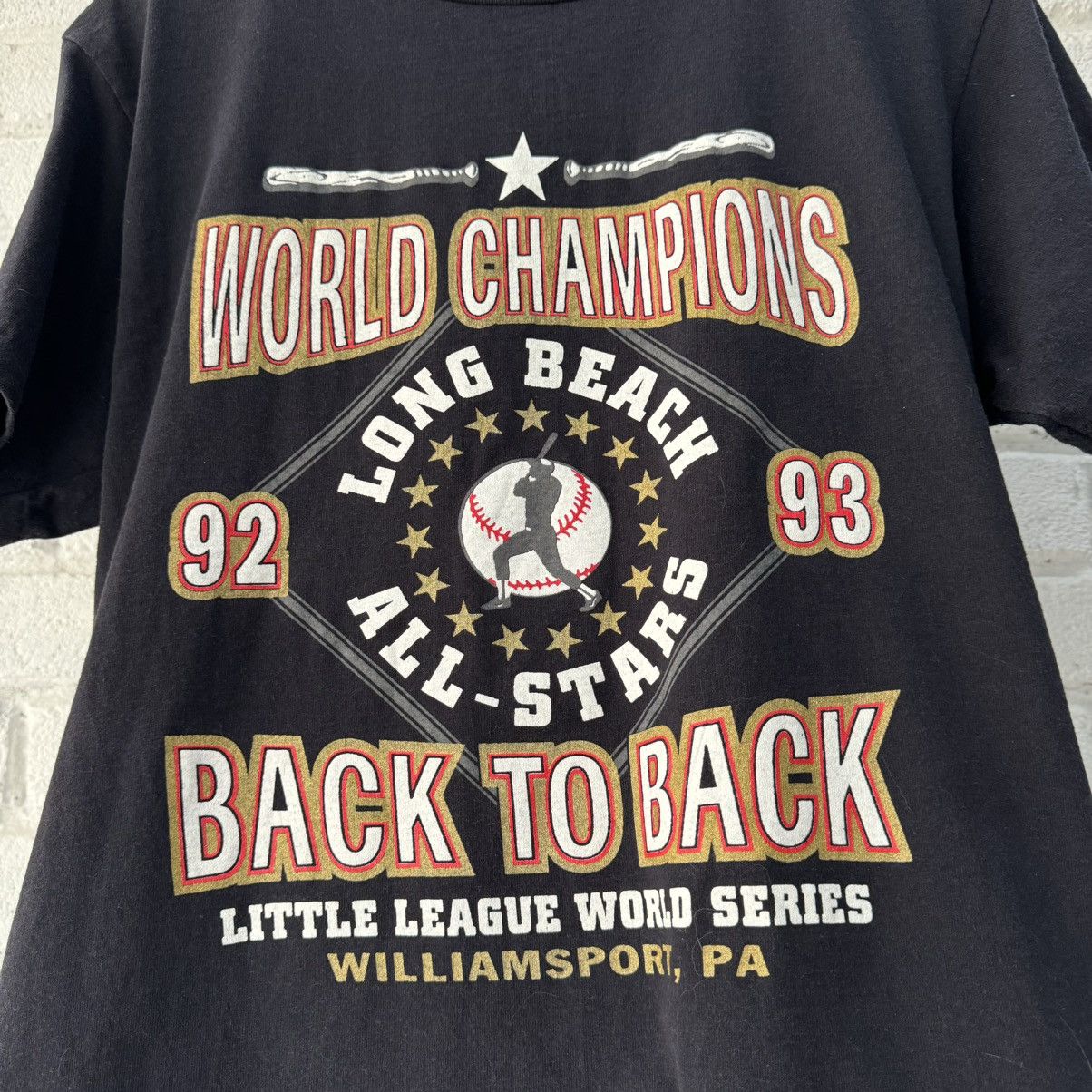 MLB × Vintage 92’s 93’s Back To Back World Champions Tee Size US L / EU 52-54 / 3 - 3 Thumbnail