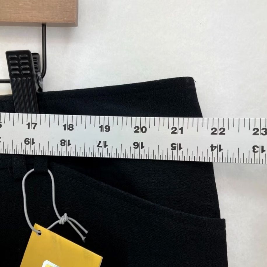 Vintage Lane Bryant Dress Pants Women's 6P Petite Right Fit Black Stretch Fabric Career Pants Size 28" / US 6 / IT 42 - 5 Thumbnail