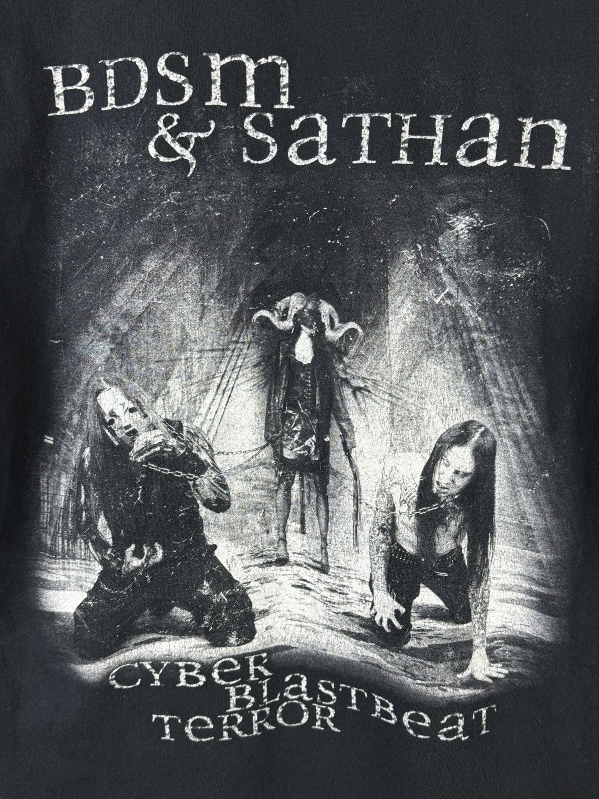 Band Tees Vintage Belphegor 2008 Bondage Goat Zombie Metal Long Sleeve Size US M / EU 48-50 / 2 - 6 Thumbnail