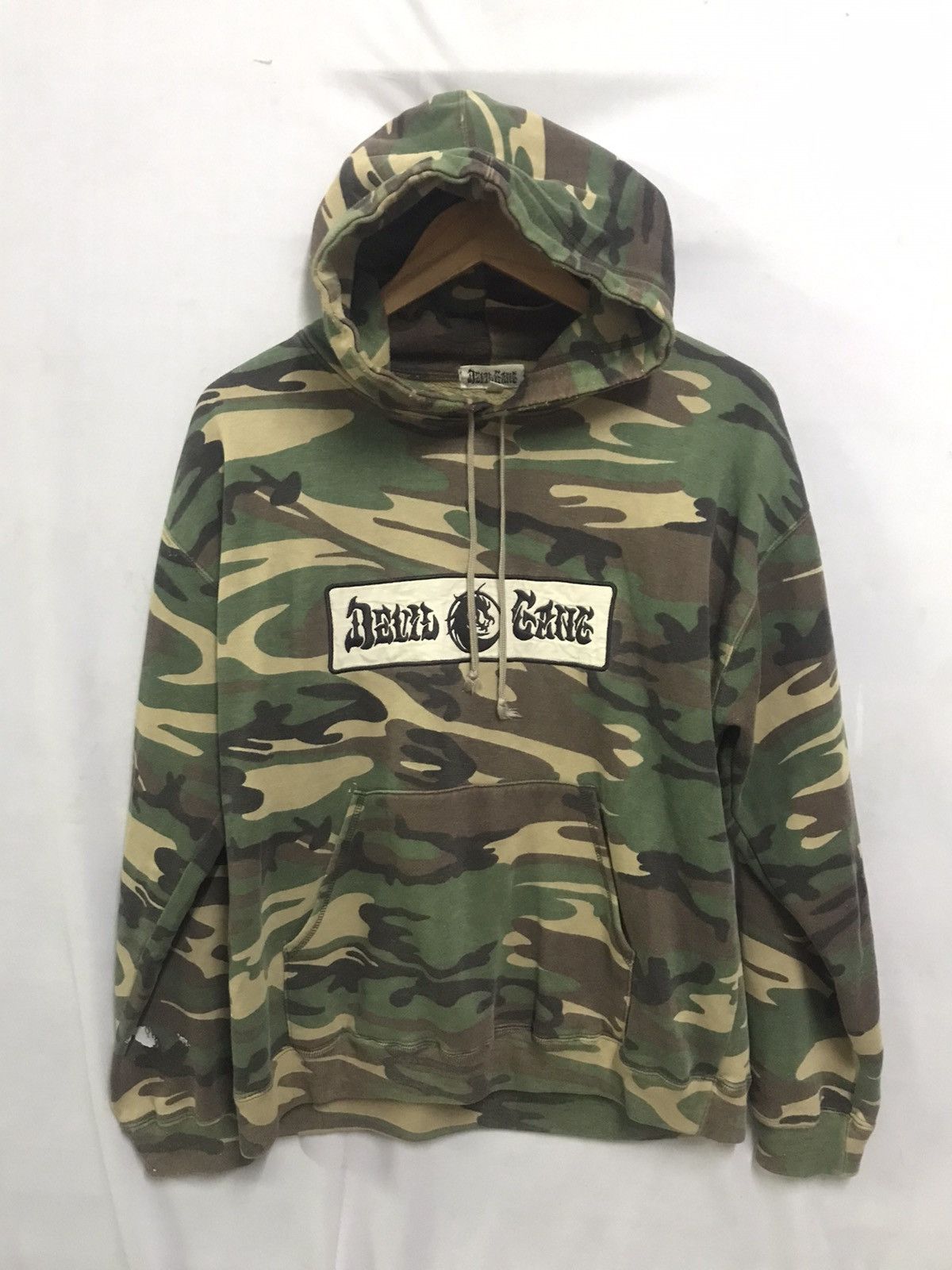Rap Tees × Vintage Vintage DEVIL GANG - CAMOUFLAGE Hoodies Size US L / EU 52-54 / 3 - 1 Thumbnail