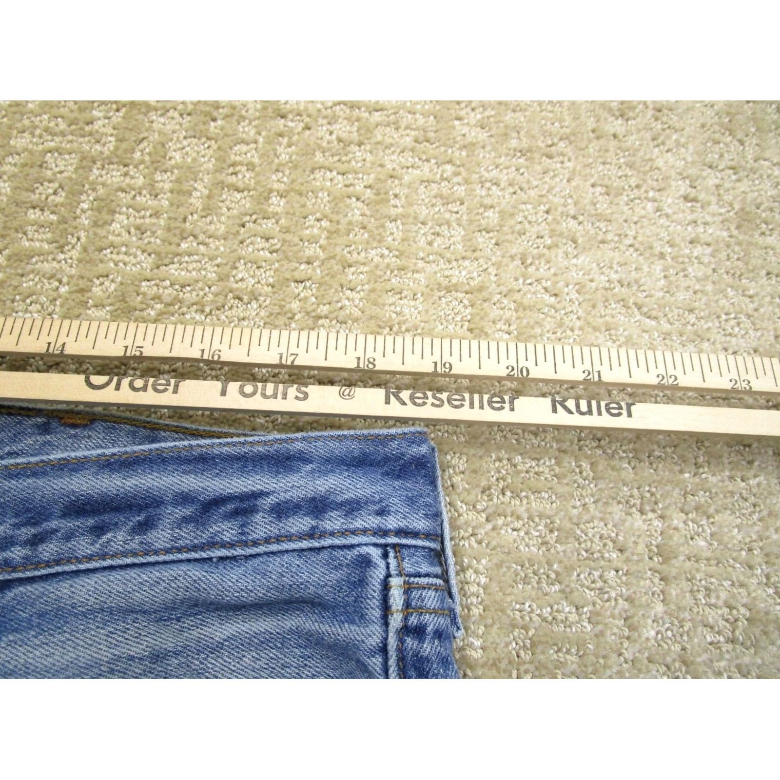 Levi's VINTAGE Levi's 501 Jeans Men 40x32 Blue Button Fly Pants 90s USA Light Wash Blue Jeans Men's 501 90s USA Size US 40 / EU 56 - 6 Thumbnail