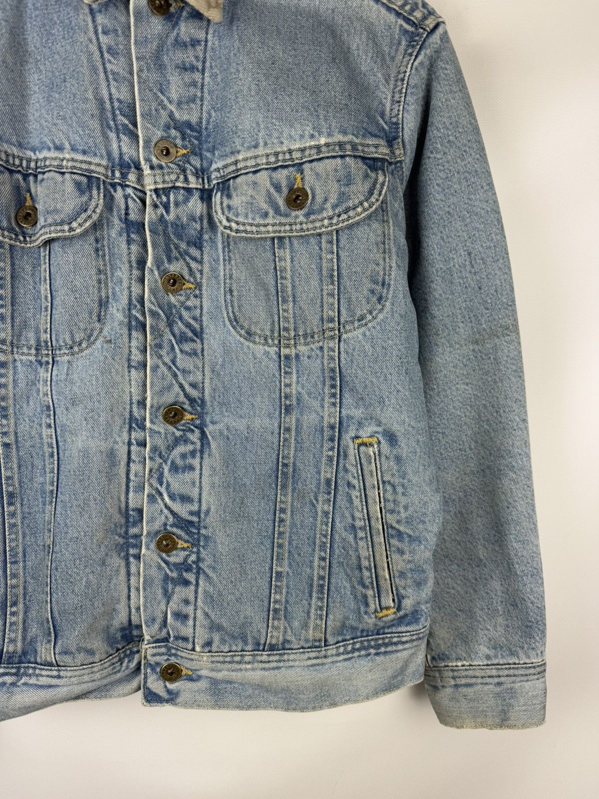 Lee × Vintage Lee Dungarees Vintage Blanket Lined Denim Trucker Jacket Size US M / EU 48-50 / 2 - 4 Thumbnail