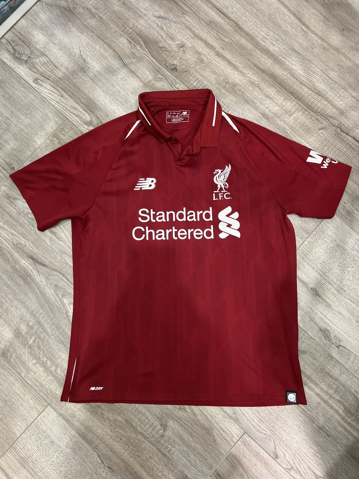 New Balance × Vintage Liverpool Red Short Sleeve Football Shirt Size US M / EU 48-50 / 2 - 1 Thumbnail