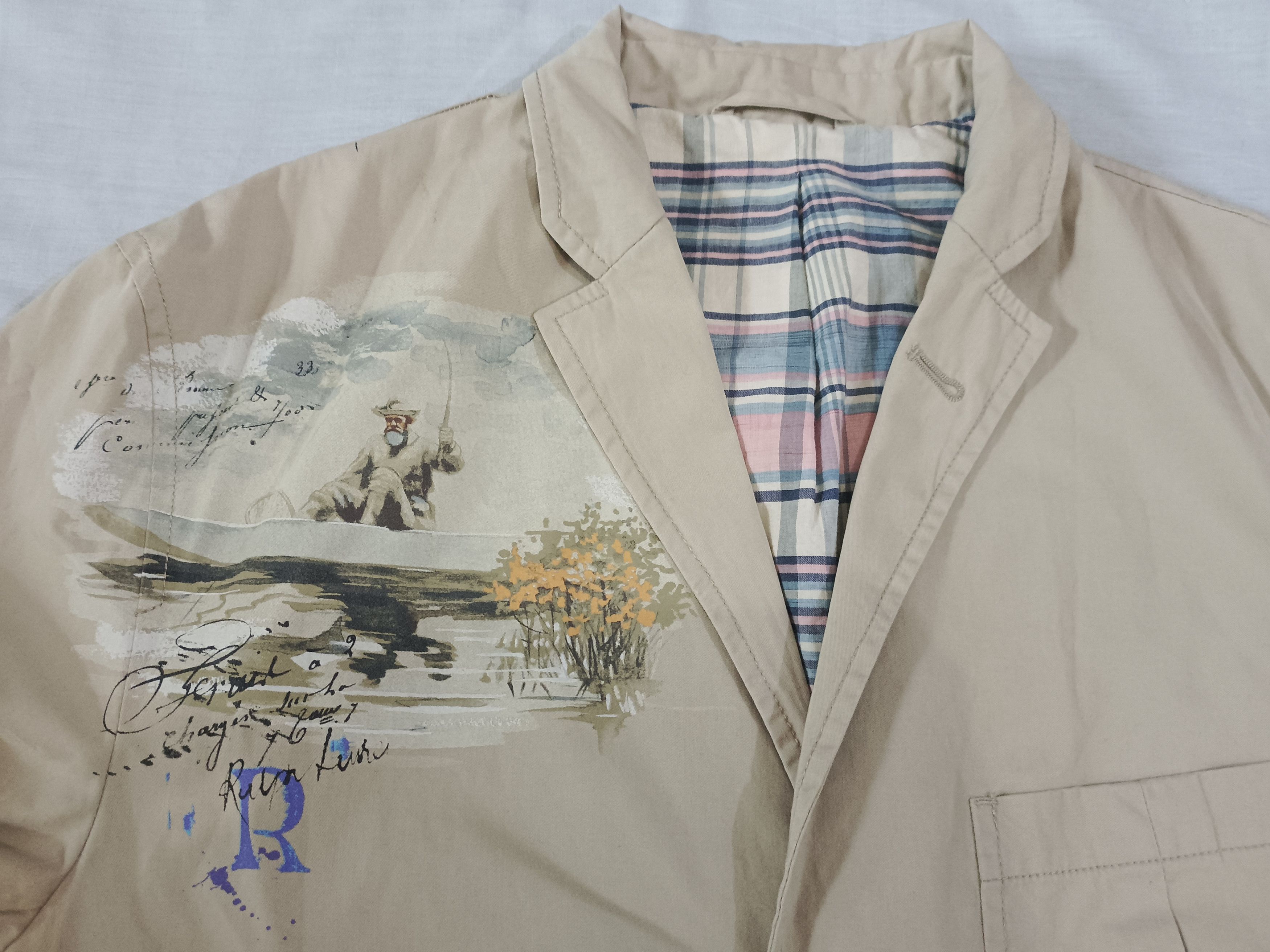 Polo Ralph Lauren Polo Ralph Lauren Lake Trapper Painted Blazer Jacket Size US L / EU 52-54 / 3 - 2 Thumbnail