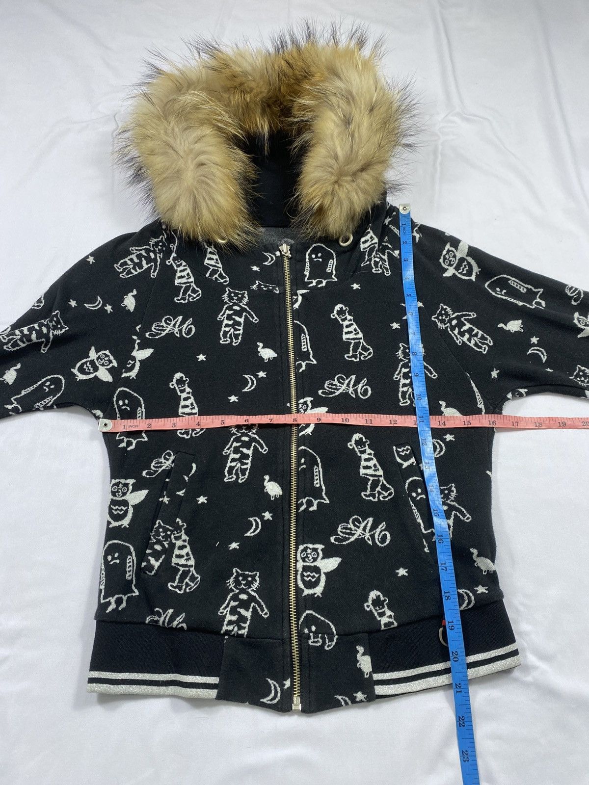 20471120 2000s cats A6 Furr zip hoodie Lgb Ifsix style Size US S / EU 44-46 / 1 - 9 Thumbnail