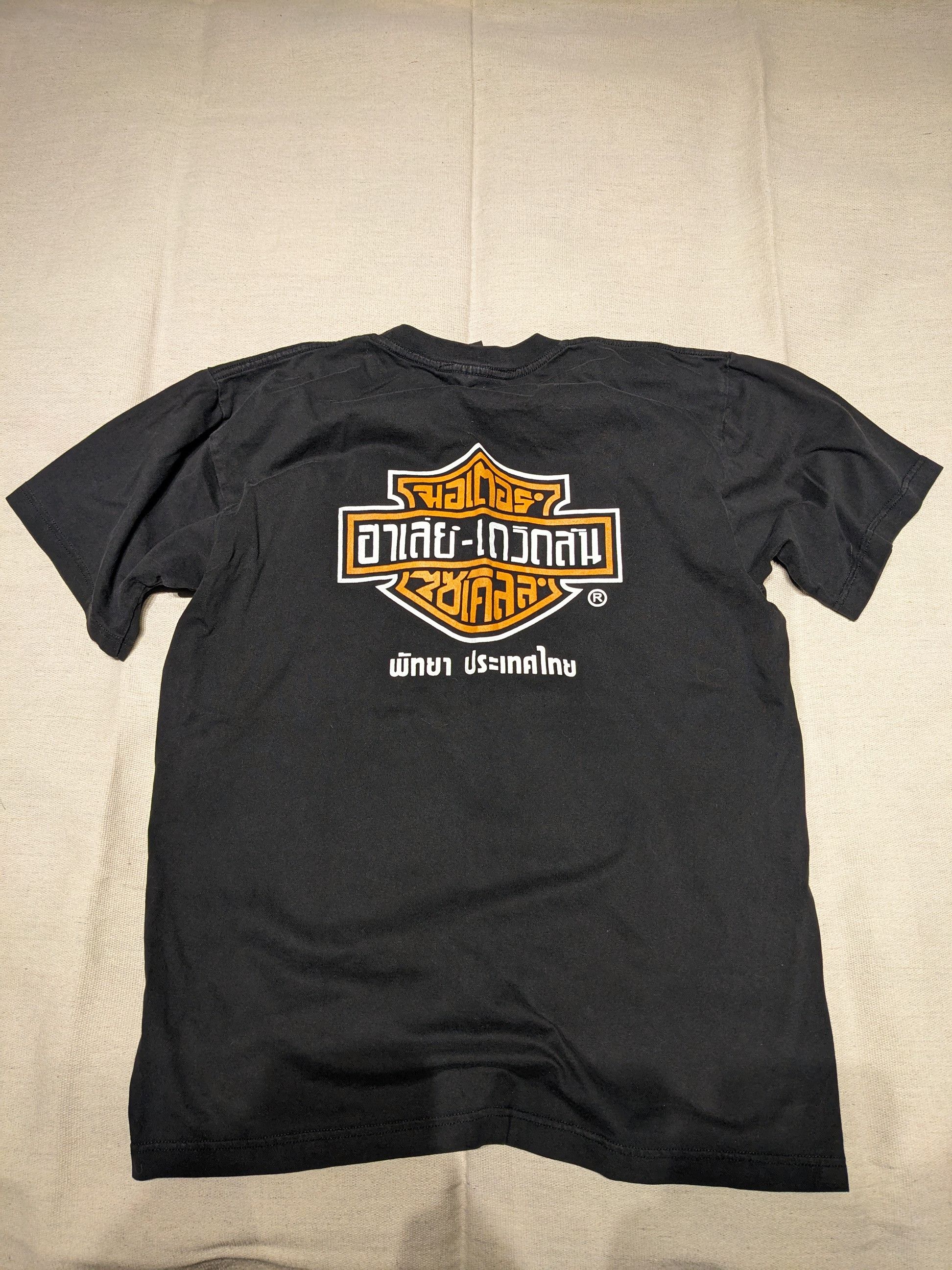 Harley Davidson Vintage Harley Davidson Holoubek Thailand Logo men's L Size US L / EU 52-54 / 3 - 1 Thumbnail