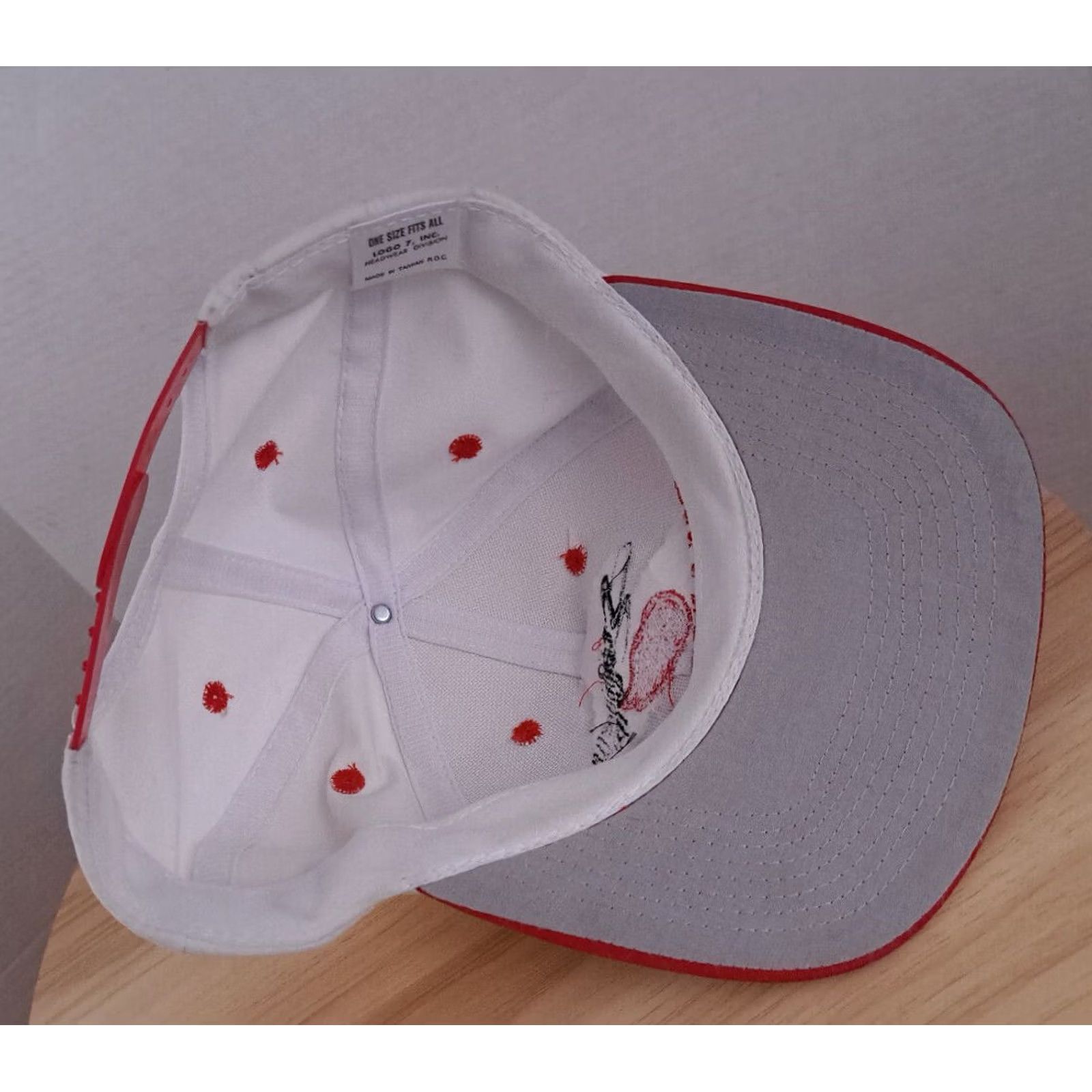 Logo 7 Detroit Red Wings 1997 Stanley Cup Adjustable Logo 7 Hat Size ONE SIZE - 4 Thumbnail