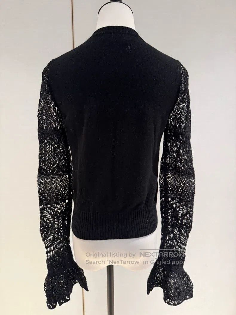 Alexander McQueen Alexander Mcqueen Hollow-out flared sleeve cashmere sweate Size XS / US 0-2 / IT 36-38 - 2 Thumbnail