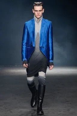 Maison Margiela Maison Margiela High-shine blue Napoleon jacket Size US XS / EU 42 / 0 - 9 Thumbnail