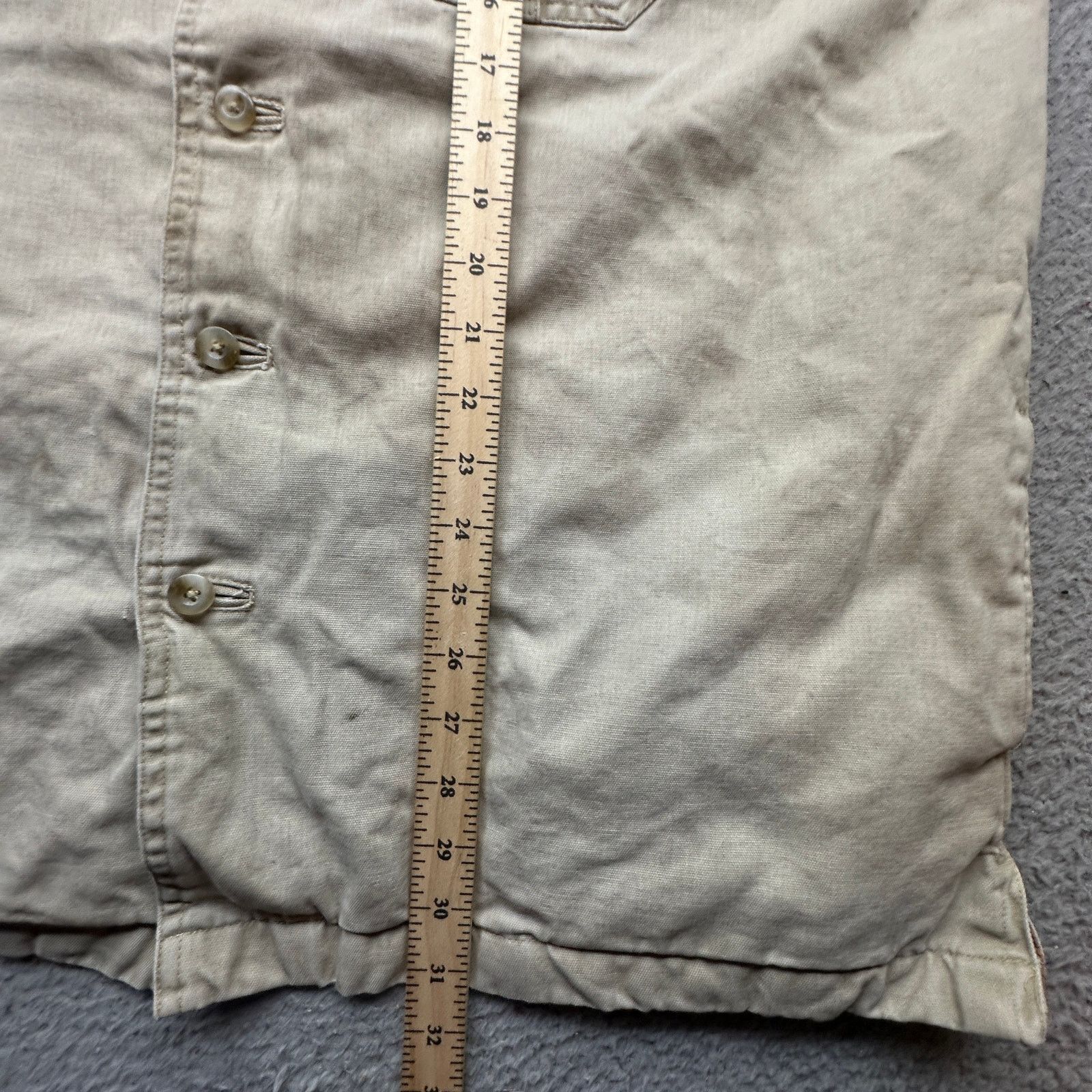 Izod VTG Izod Heavy Duty Duck Canvas Lined Work Shirt Mens XL Size US XL / EU 56 / 4 - 5 Thumbnail