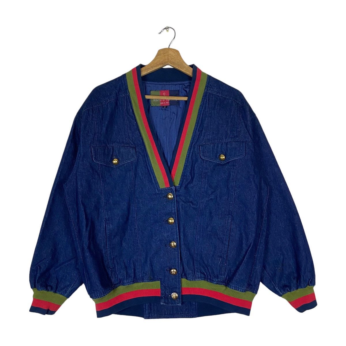 Vintage Roberta di Camerino Jeans Set Toggle Button Denim