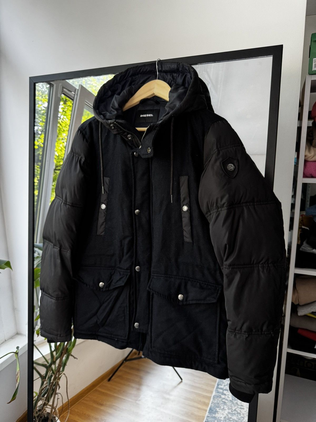 Diesel Diesel wool puffer jacket size S Size US S / EU 44-46 / 1 - 1 Thumbnail