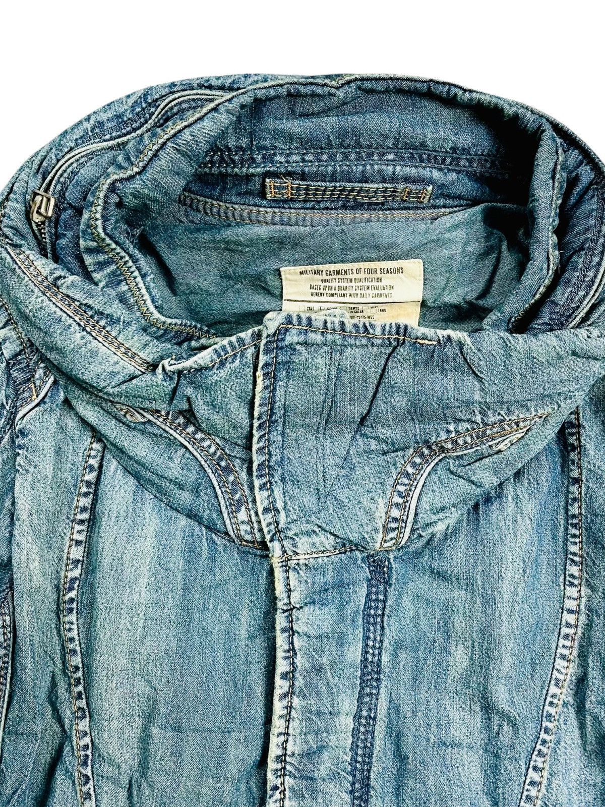 If Six Was Nine 2000s G.O.A - Cyber Apocalypse Bono Denim Jacket Size US M / EU 48-50 / 2 - 7 Thumbnail