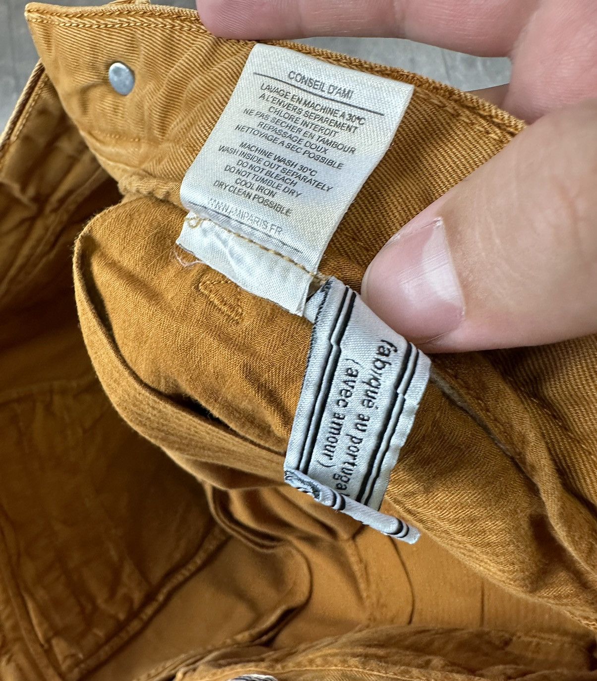AMI Ami Luxury Vintage Cargo Shorts Small Logo Size US 34 / EU 50 - 7 Thumbnail