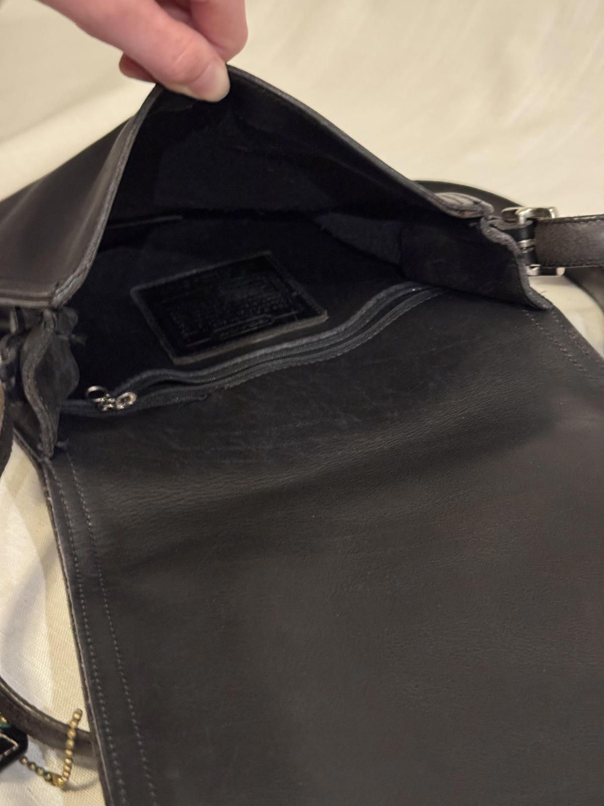 Coach Coach Black Leather Crossbody Bag Size ONE SIZE - 4 Thumbnail