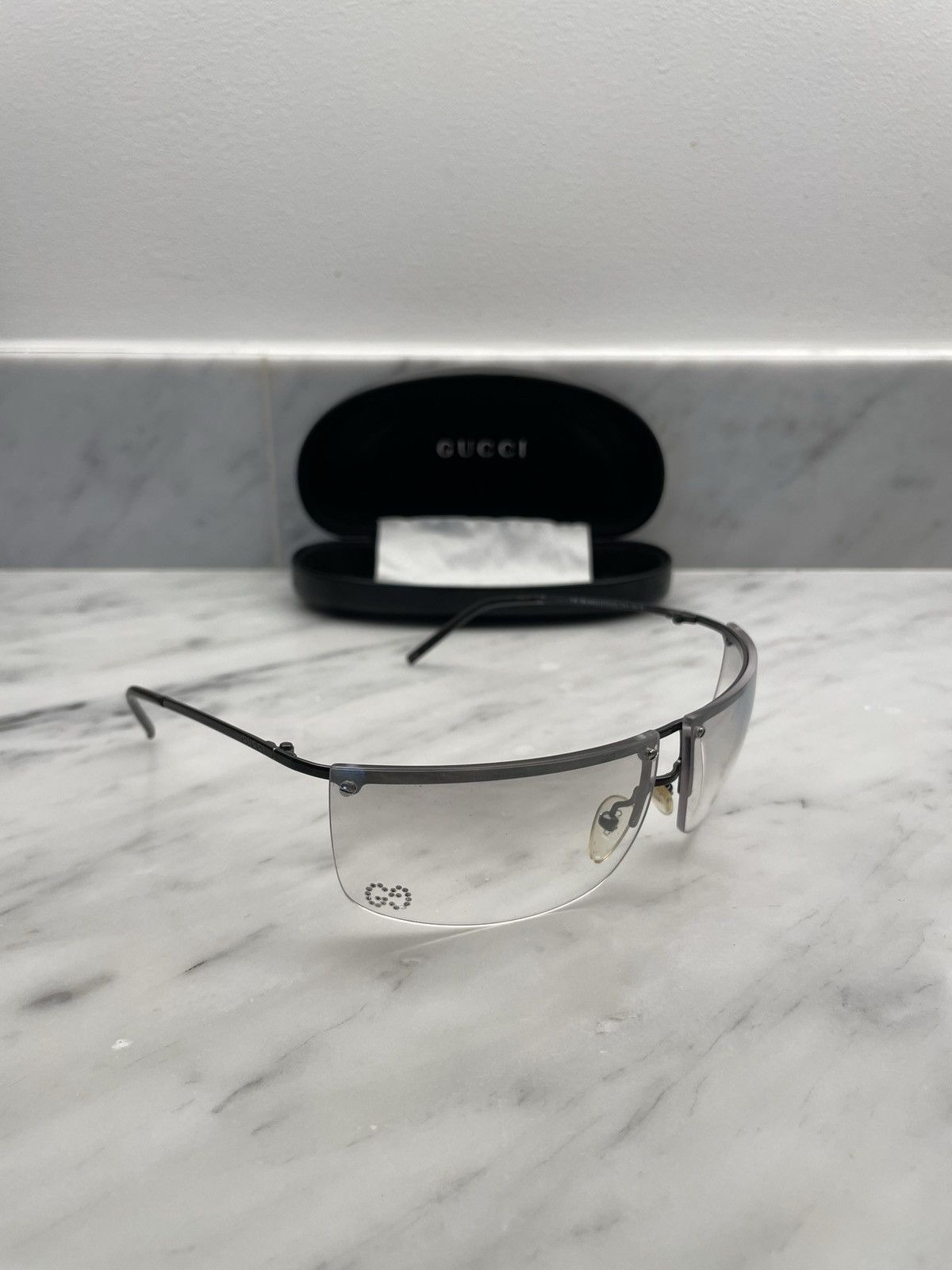 Gucci Gucci gg2653 strass 🔥 sunglasses with crystal logo rhineston Size ONE SIZE - 1 Thumbnail