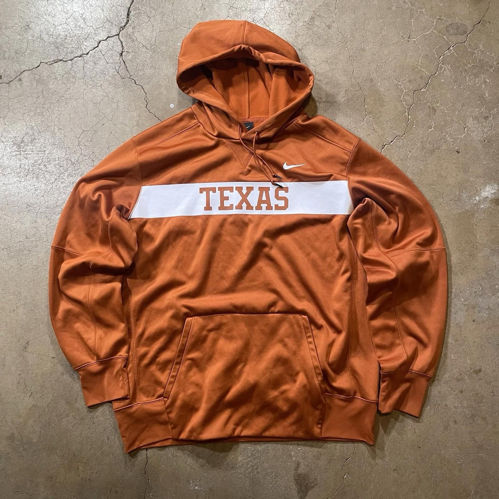Nike Texas Longhorns Nike Swoosh Hoodie Mens XL Dri Fit Size ONE SIZE - 1 Thumbnail