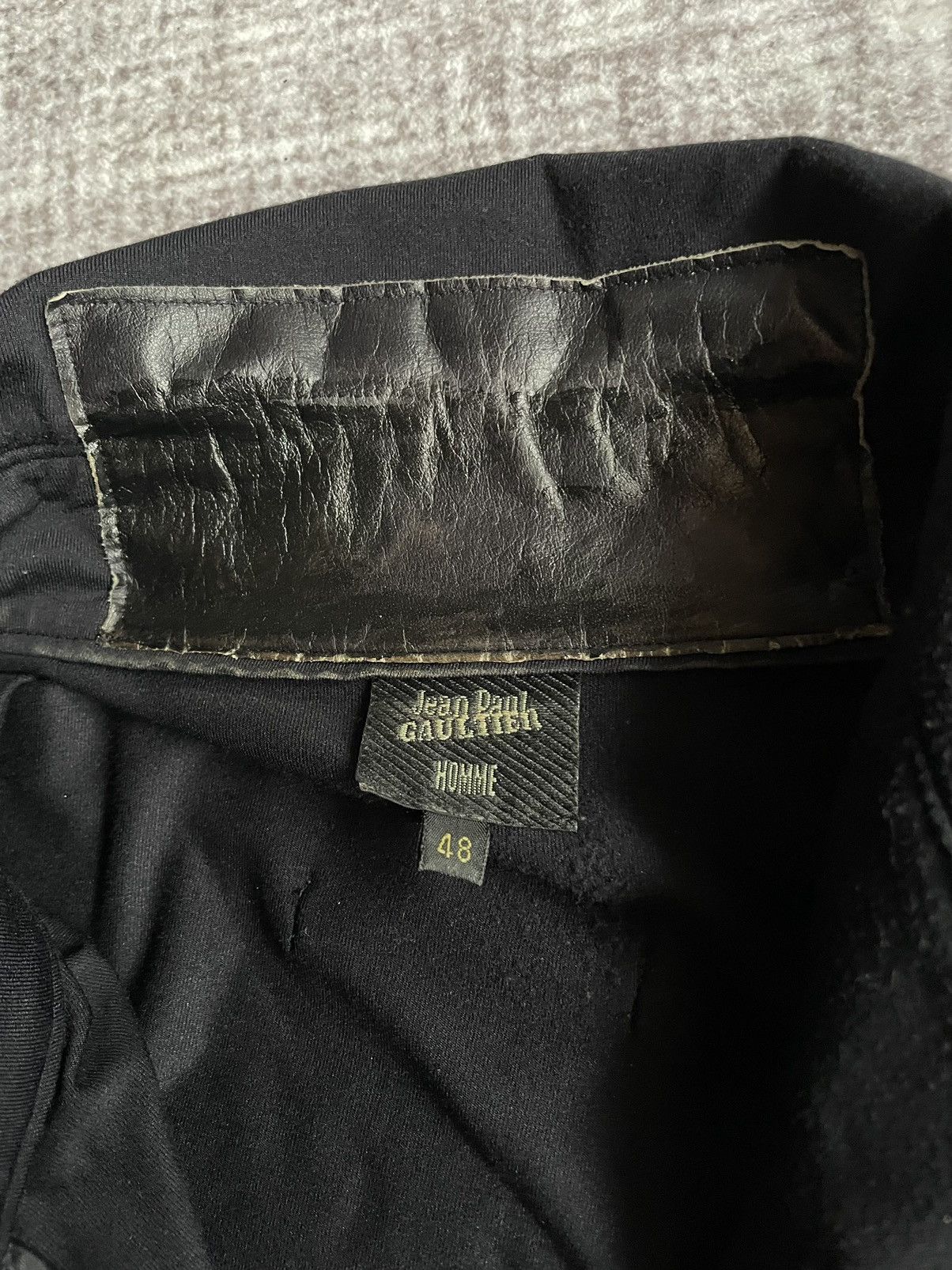 Jean Paul Gaultier Jean Paul Gaultier Homme Leather Zip Long Sleeve Shirt Size US M / EU 48-50 / 2 - 16 Thumbnail