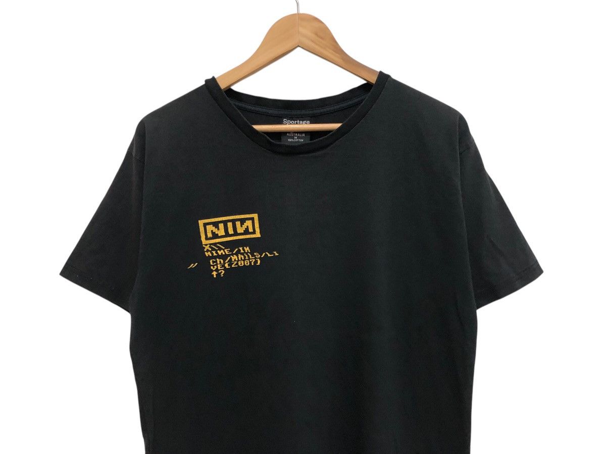 Band Tees × Vintage INDUSTRIAL 🔥 NINE INCH NAILS 2007 AUSTRALIA JAPAN TOUR Size US M / EU 48-50 / 2 - 3 Thumbnail