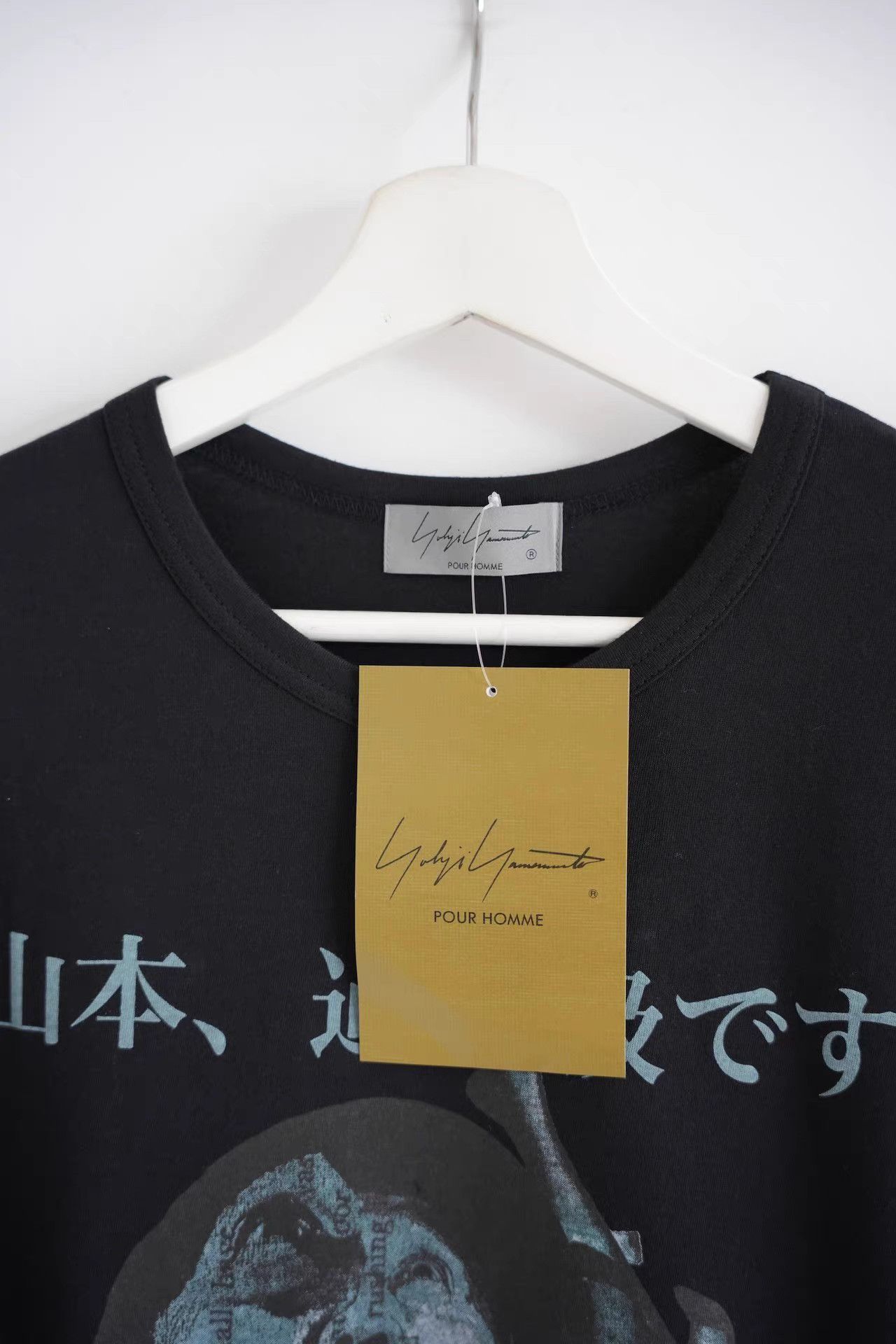 Yohji Yamamoto Yohji Yamamoto Over Breath Portrait Long Sleeve Tee K4 Size US L / EU 52-54 / 3 - 4 Thumbnail