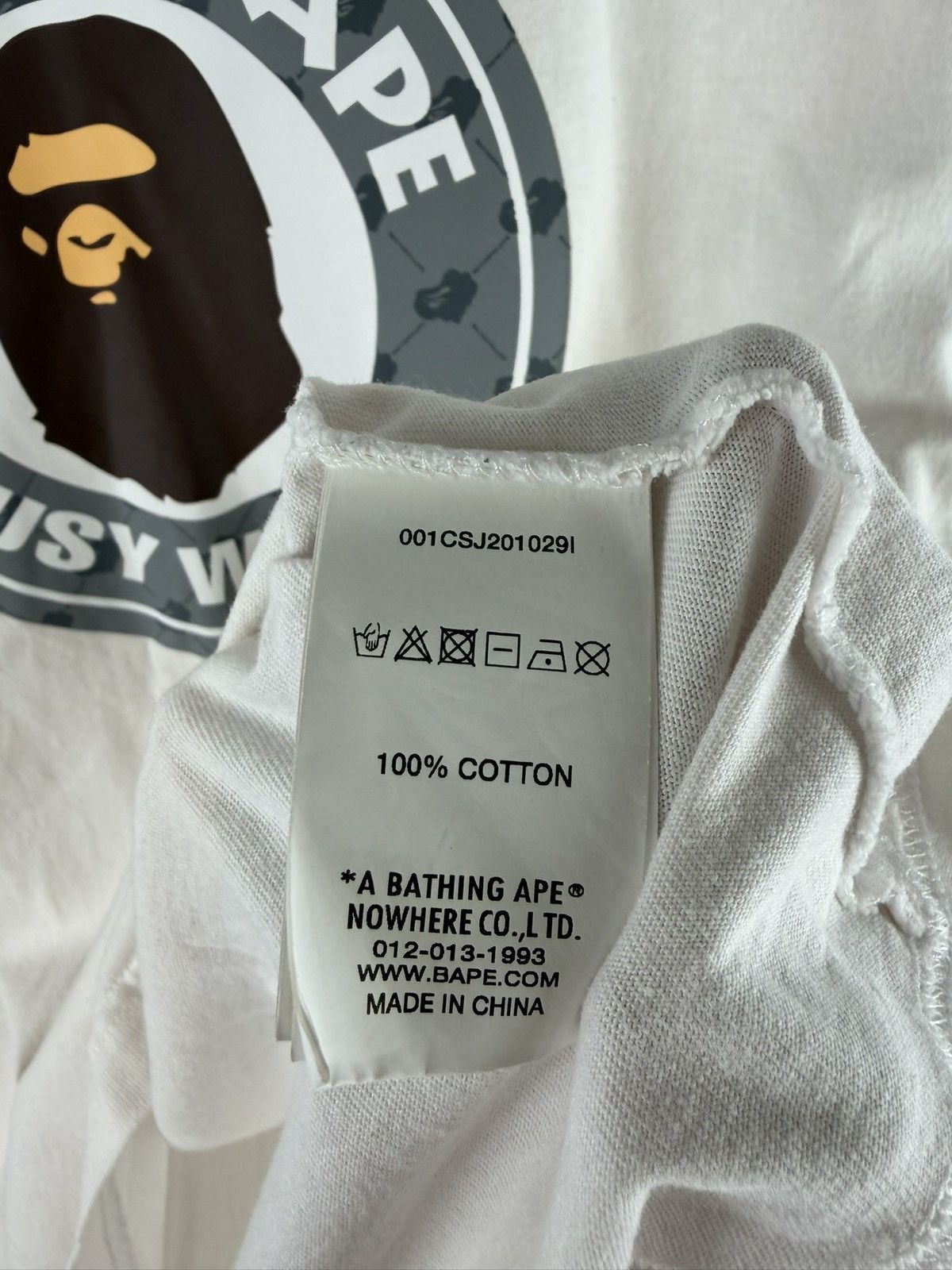 Bape Bape Busy Works Print Tee Size US XL / EU 56 / 4 - 5 Thumbnail