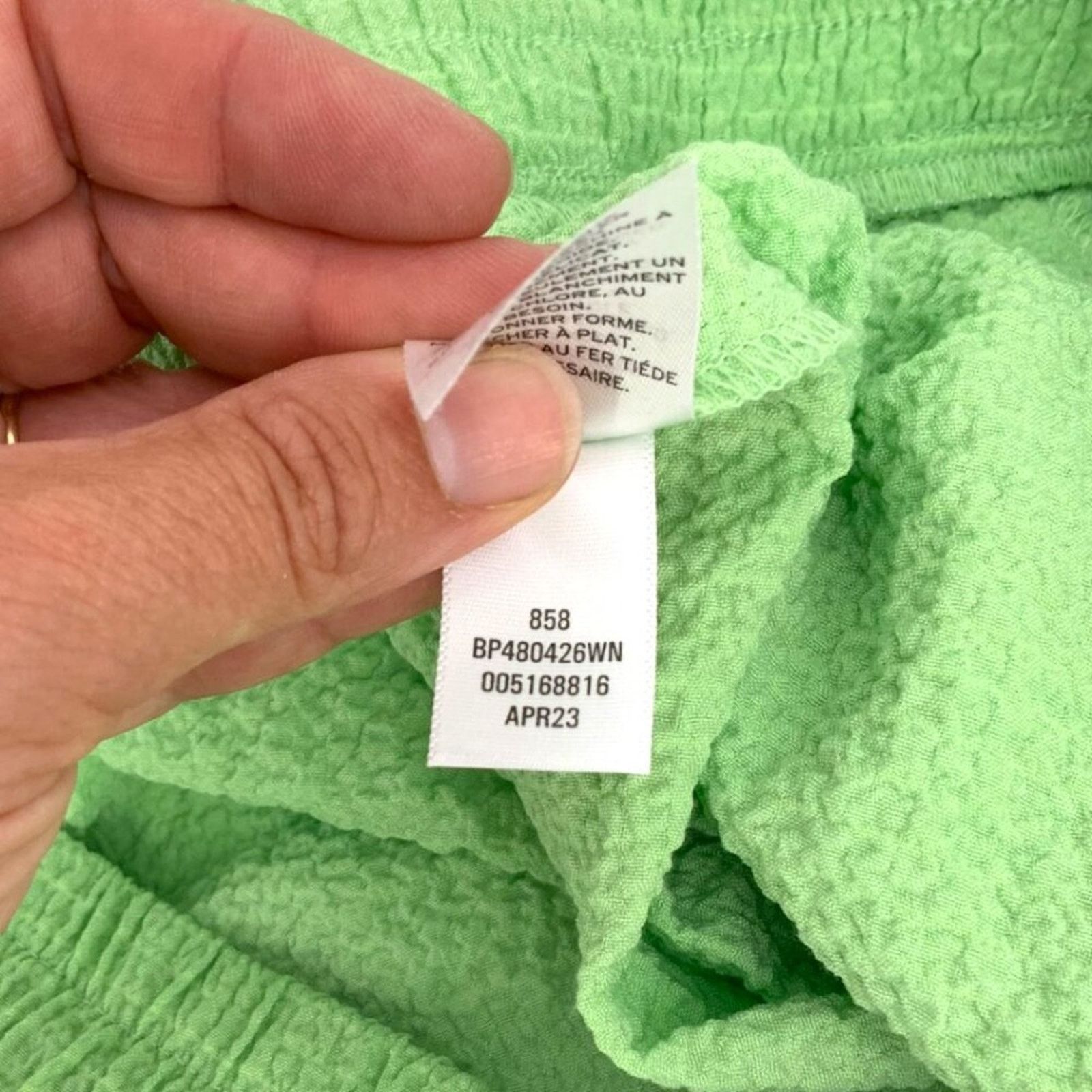 BP. BP Textured Drawstring Shorts Green Size 1X NWOT $35 MSRP Size 38" / US 16 / IT 52 - 4 Thumbnail