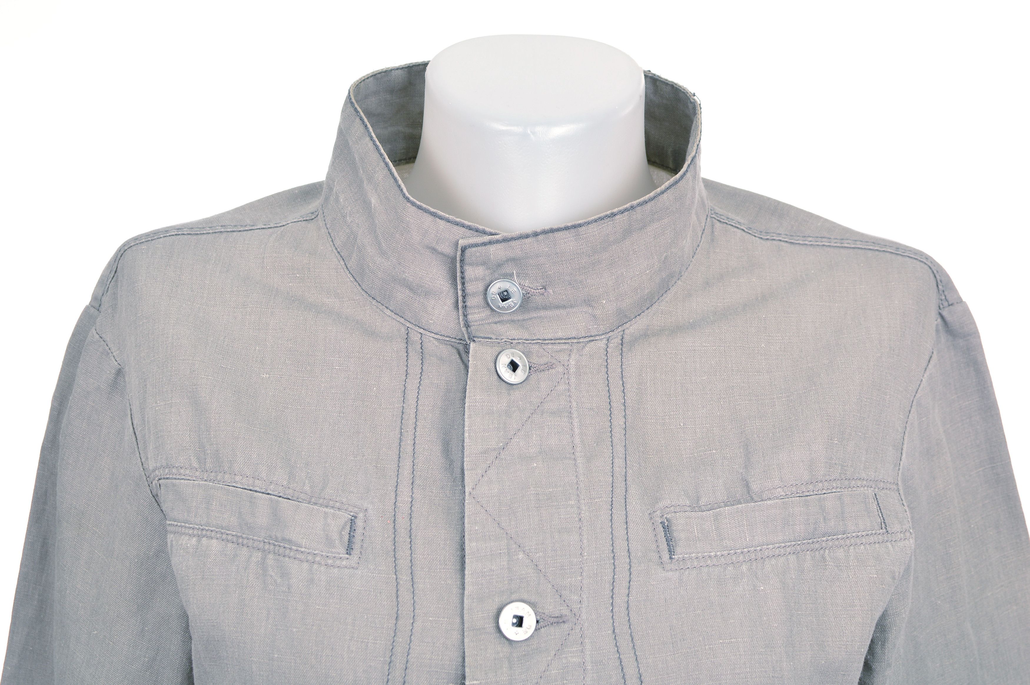 Marithe + Francois Girbaud Vintage Marithe Francois Girbaud Linen Cotton Blend Jacket Size M / US 6-8 / IT 42-44 - 2 Thumbnail