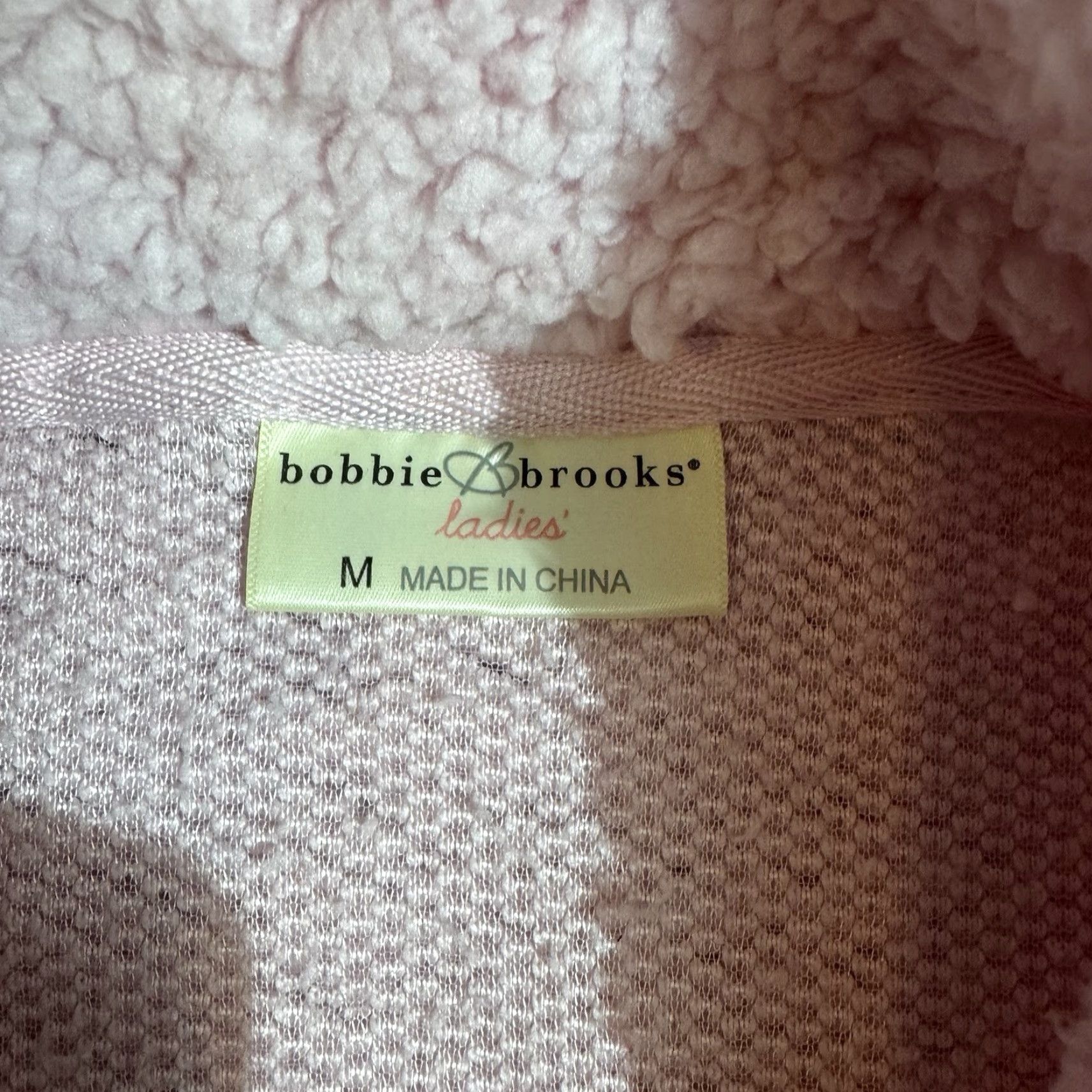 Vintage Bobbie Brookes Sherpa Fleece Jacket Womens Medium 1/4 Zip Cozy Warm Soft Plush Size M / US 6-8 / IT 42-44 - 5 Thumbnail