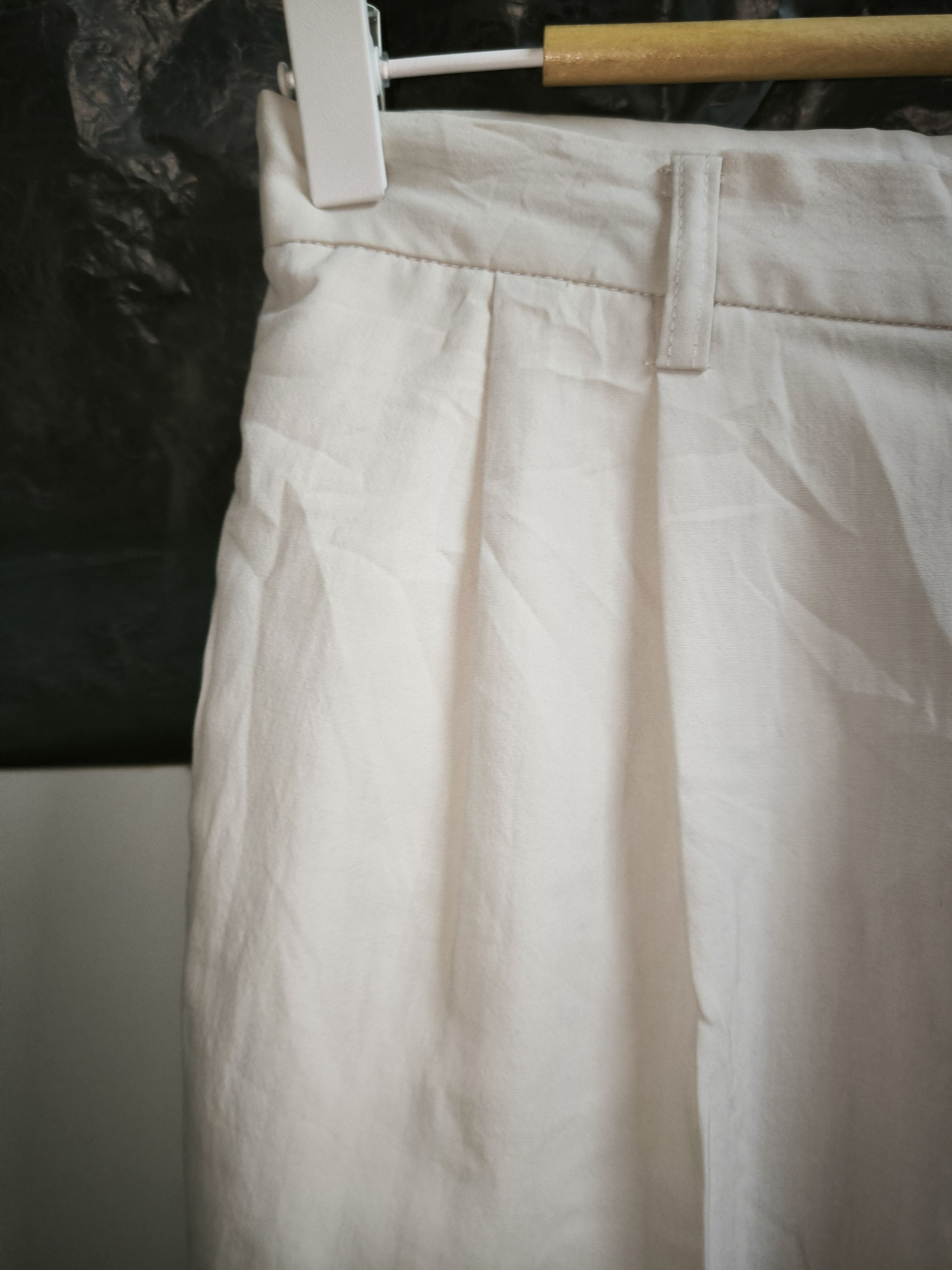 Japanese Brand × Y's × Yohji Yamamoto Iwish by Y's bis Basic Nylon Slack Pants Size 26" / US 2 / IT 38 - 11 Thumbnail