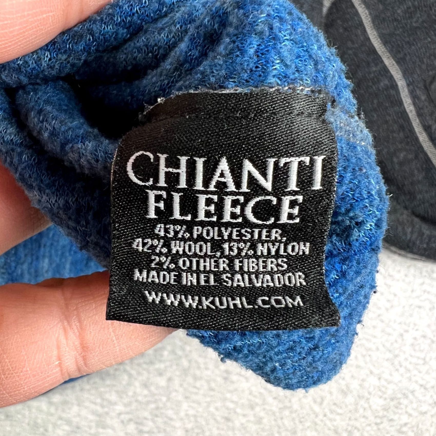 Vintage Kuhl Fleece Wool Quarter Zip Pullover Sweater Medium Blue Hiking Mens Chianti Size US M / EU 48-50 / 2 - 4 Thumbnail