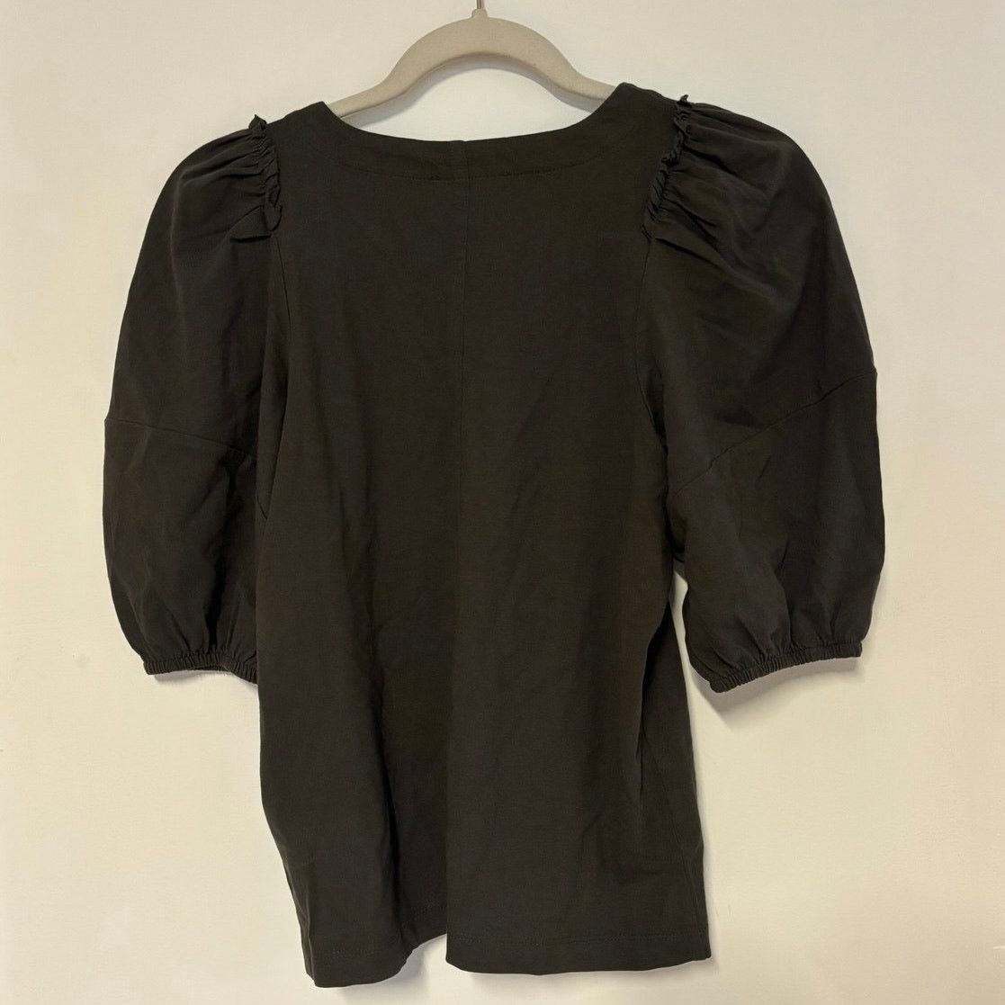 Madewell NWOT Madewell Puff-Sleeve Tee In Dark Surplus Size XXS Size XXS / US 00 / IT 34 - 6 Thumbnail