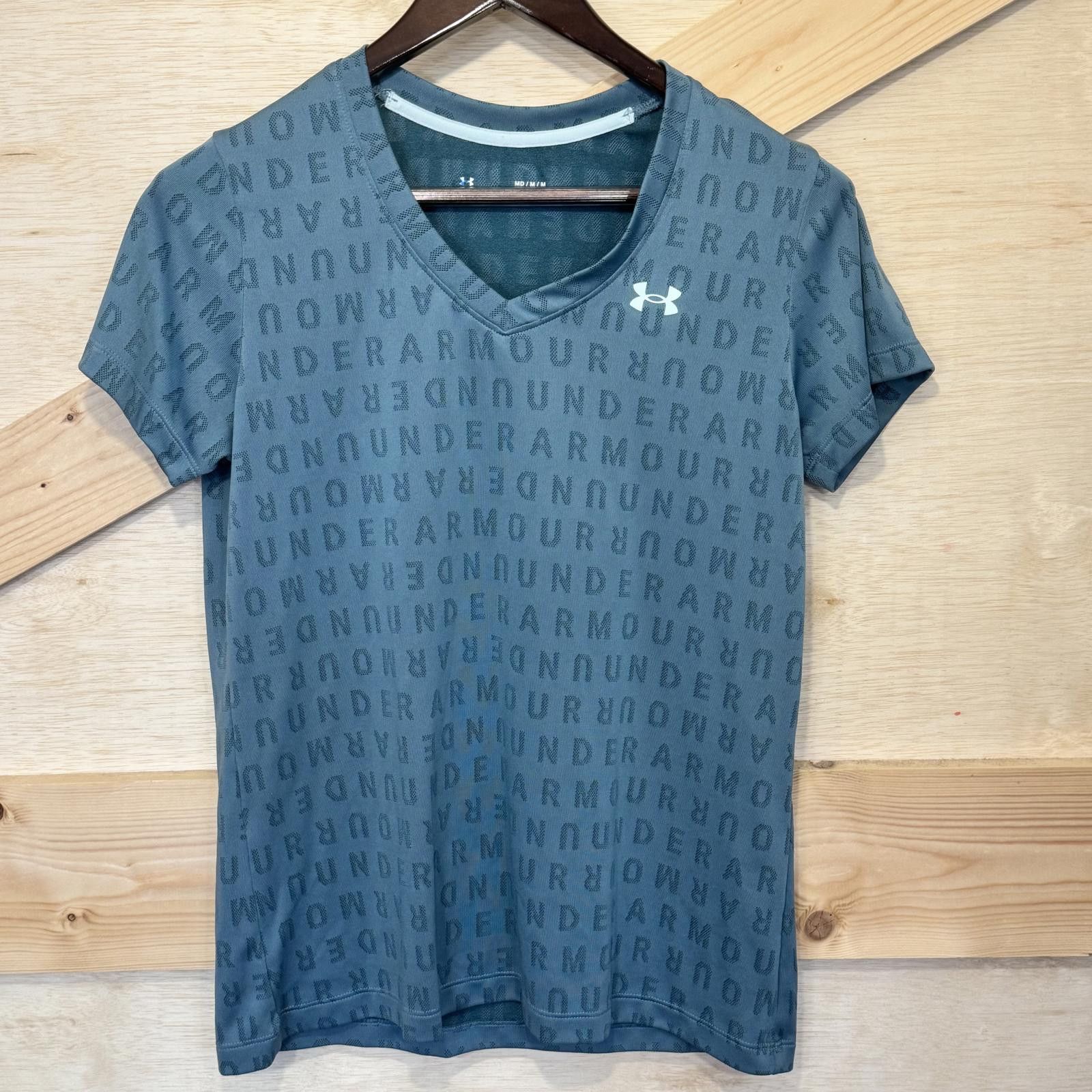 Under Armour Under Armour Women's Shirt Medium Velocity Wordmark Size M / US 6-8 / IT 42-44 - 2 Thumbnail