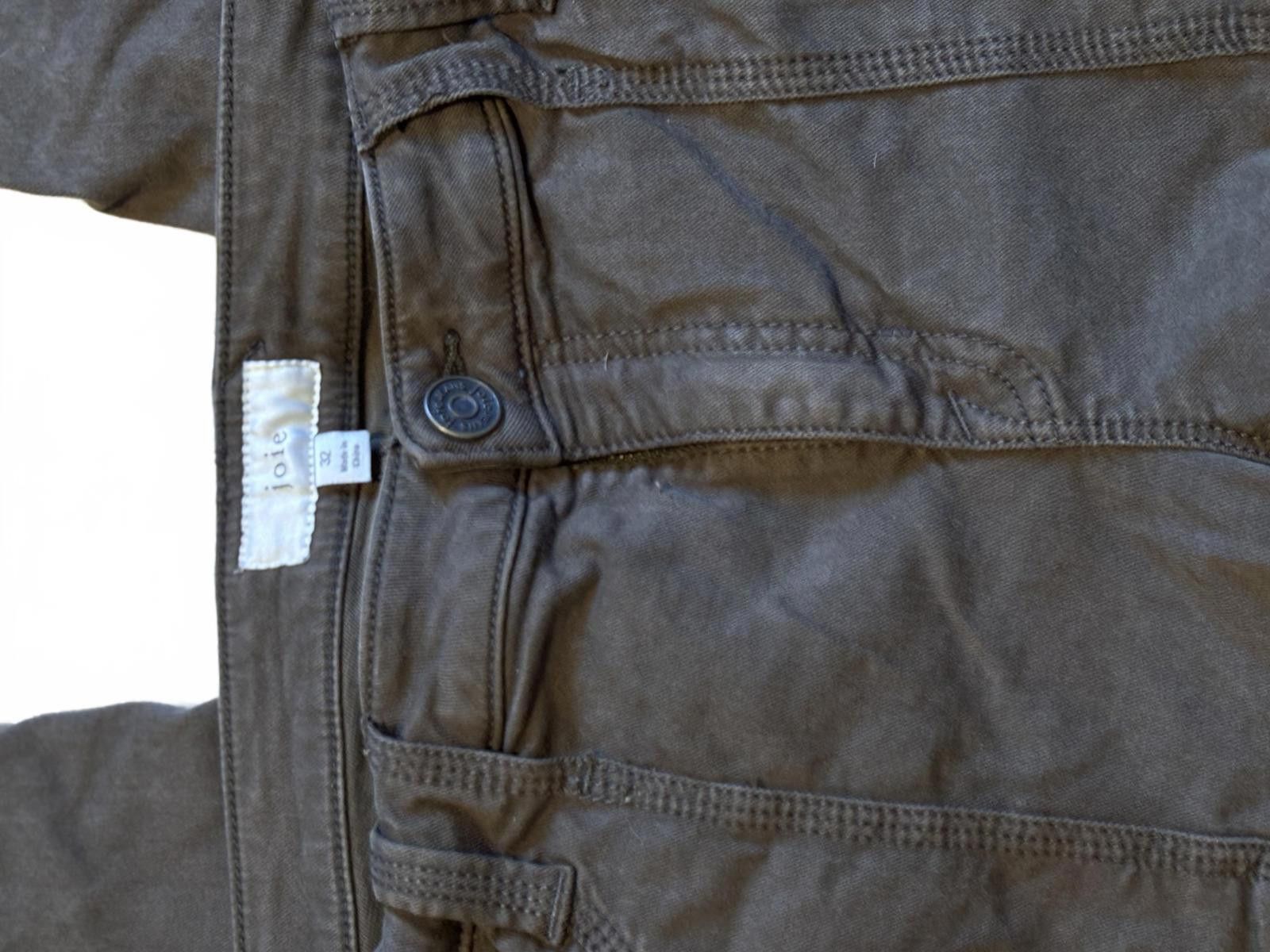 Jones New York Joie Women's Green Utility Moto Pants with Zipper Detail 32 Size 32" / US 10 / IT 46 - 4 Thumbnail