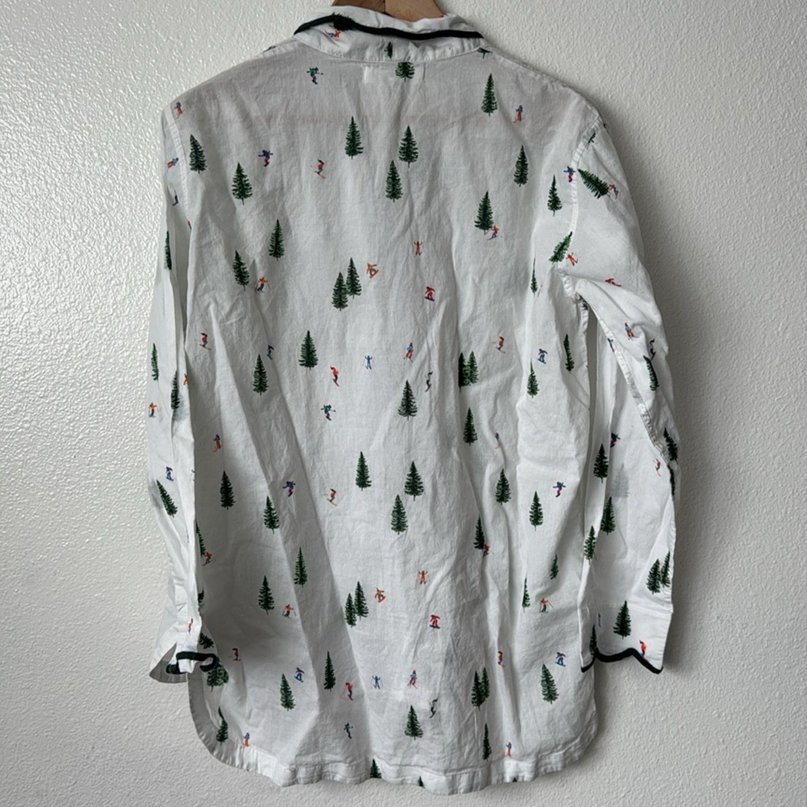 Other Heidi Carey M Ski Print Cotton Pajama Set Size M / US 6-8 / IT 42-44 - 10 Thumbnail