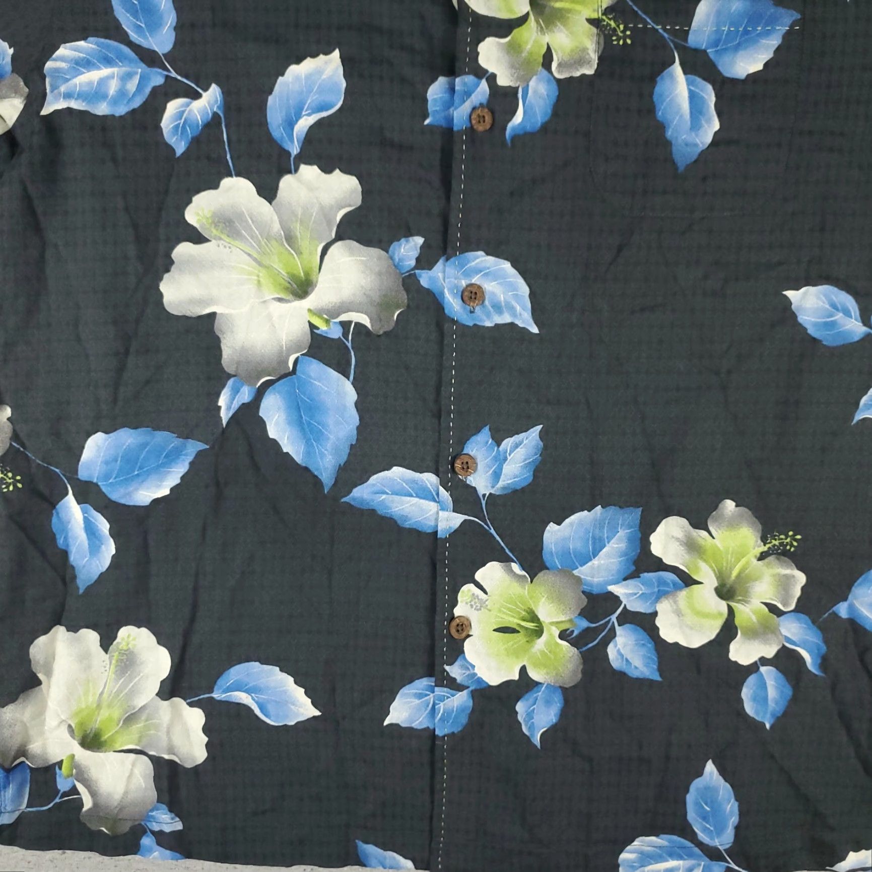 Tommy Bahama Tommy Bahama Shirt Mens Large Black Floral Silk Camp Collar Hawaiian Button Up Size US L / EU 52-54 / 3 - 3 Thumbnail