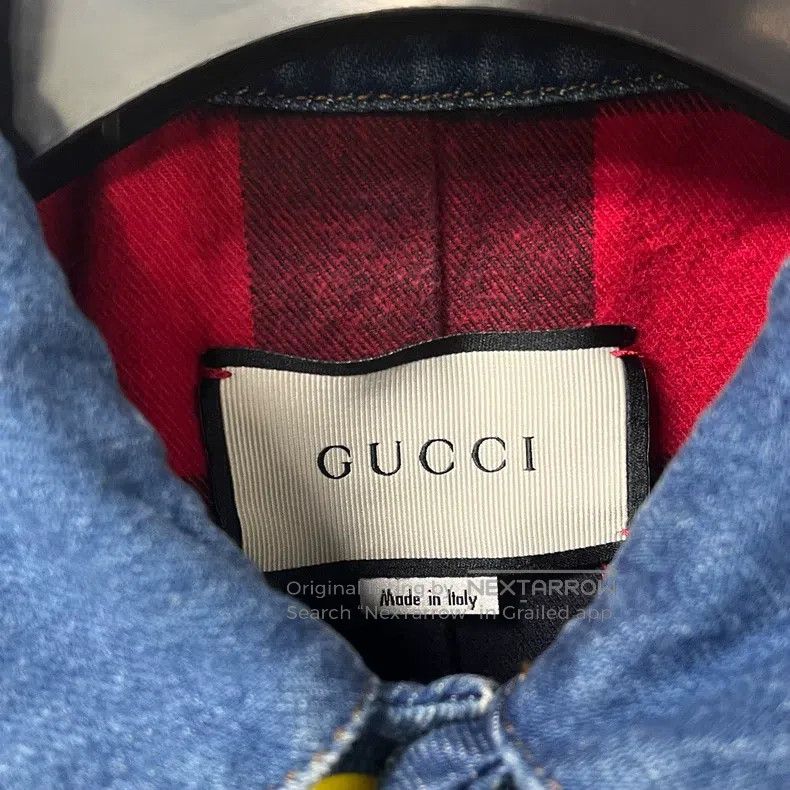 Gucci Gucci Tiger head embroidered denim jacket Size US S / EU 44-46 / 1 - 3 Thumbnail
