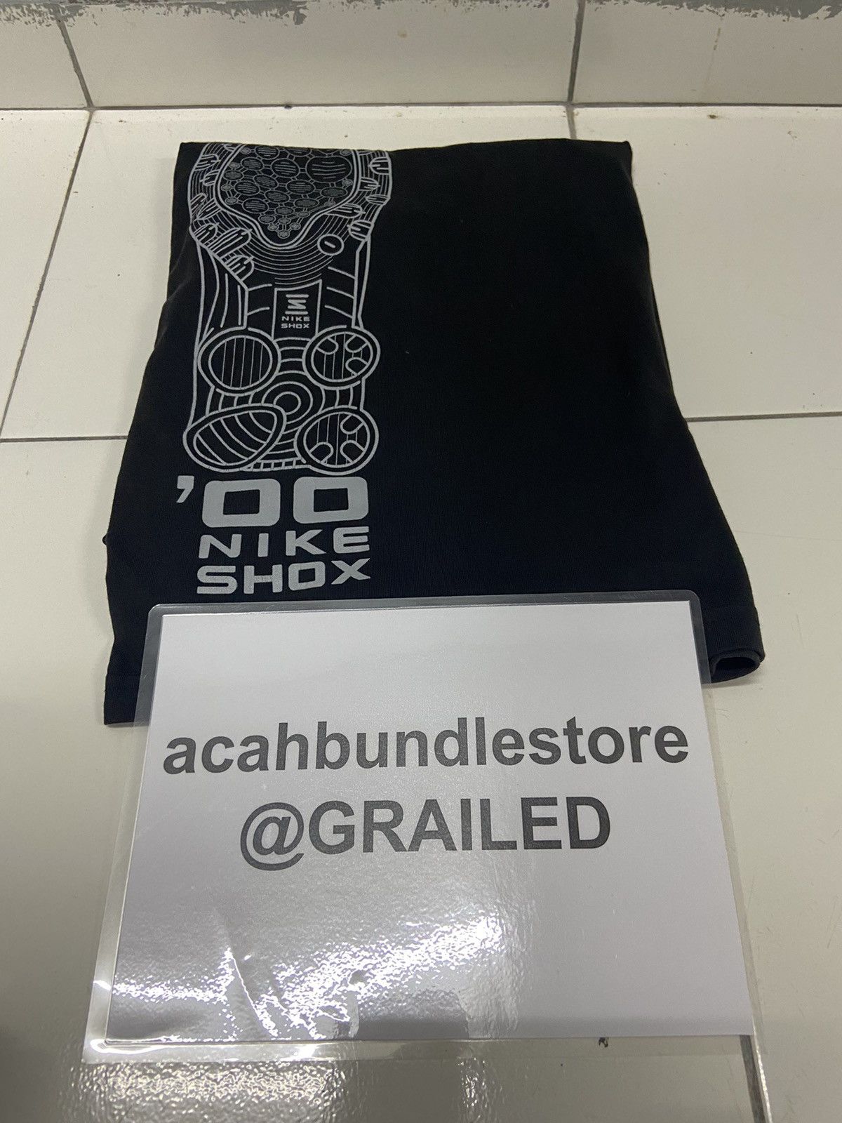Nike VINTAGE 2000 NIKE SHOX BLACK TEE SHIRT Size US M / EU 48-50 / 2 - 17 Thumbnail
