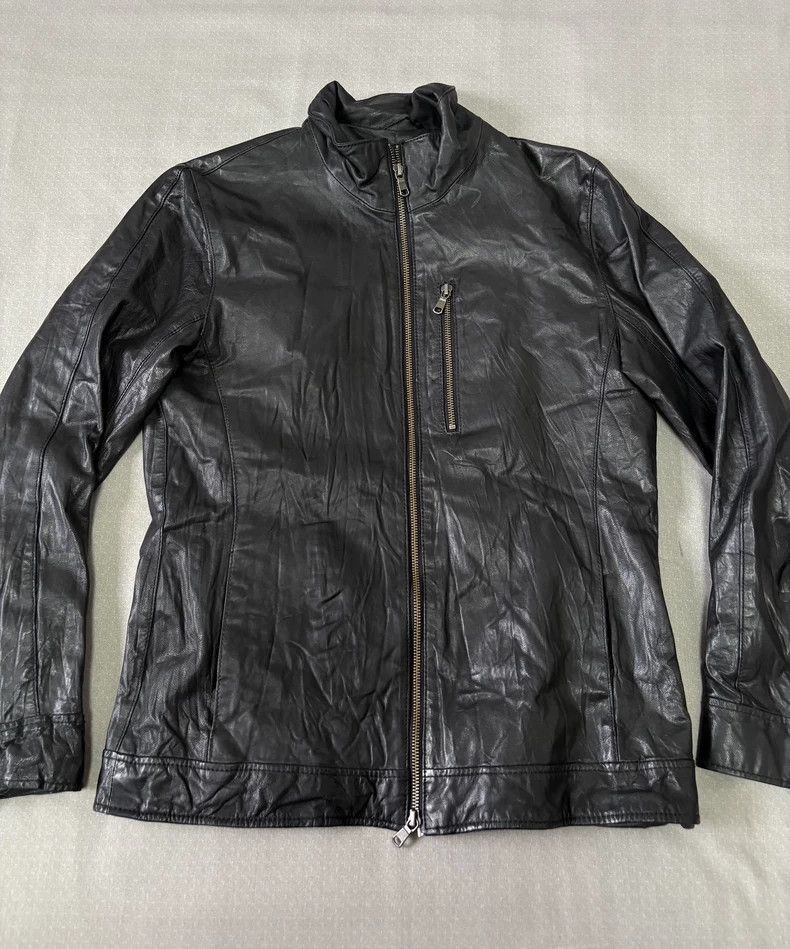 Yohji Yamamoto TETE HOMME Vintage Leather Motorcycle Jacket-2506 Size L / US 10 / IT 46 - 5 Thumbnail