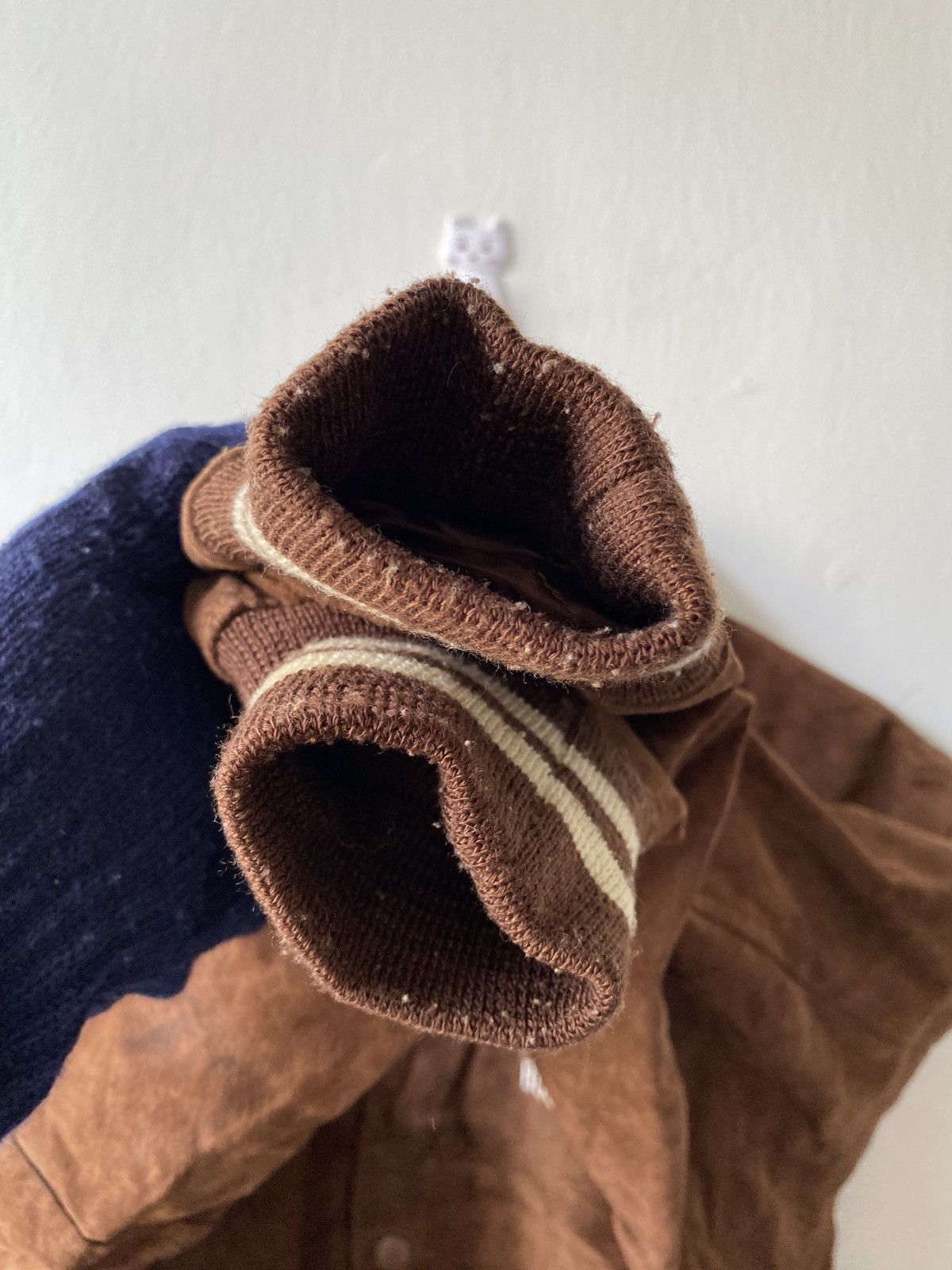 Converse × Vintage Vintage 90s Converse Suede Leather Varsity Jacket Size US M / EU 48-50 / 2 - 8 Thumbnail