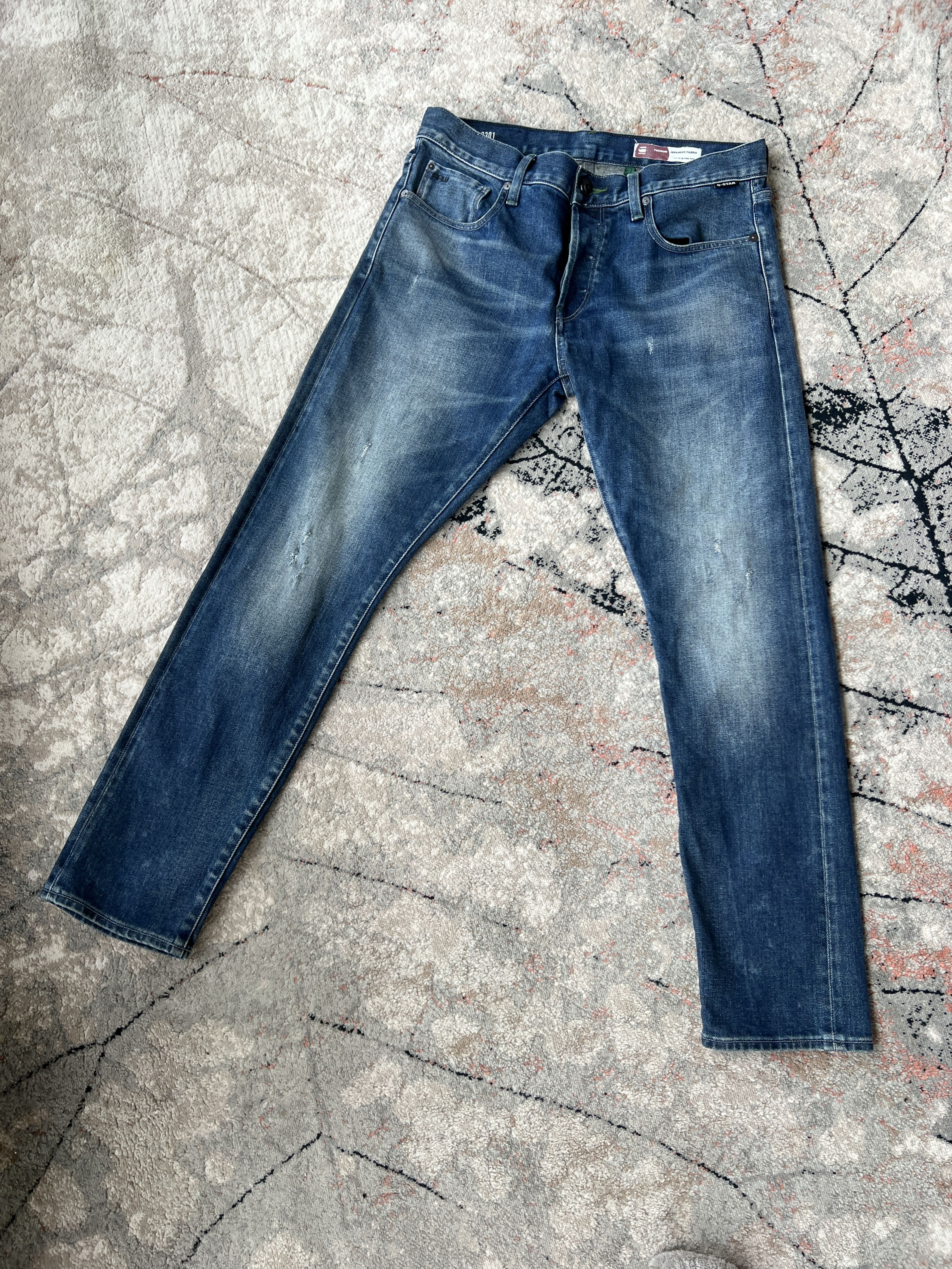 G-Star G-Star Raw Premium Japanese Fabric Jeans Size US 33 - 1 Thumbnail