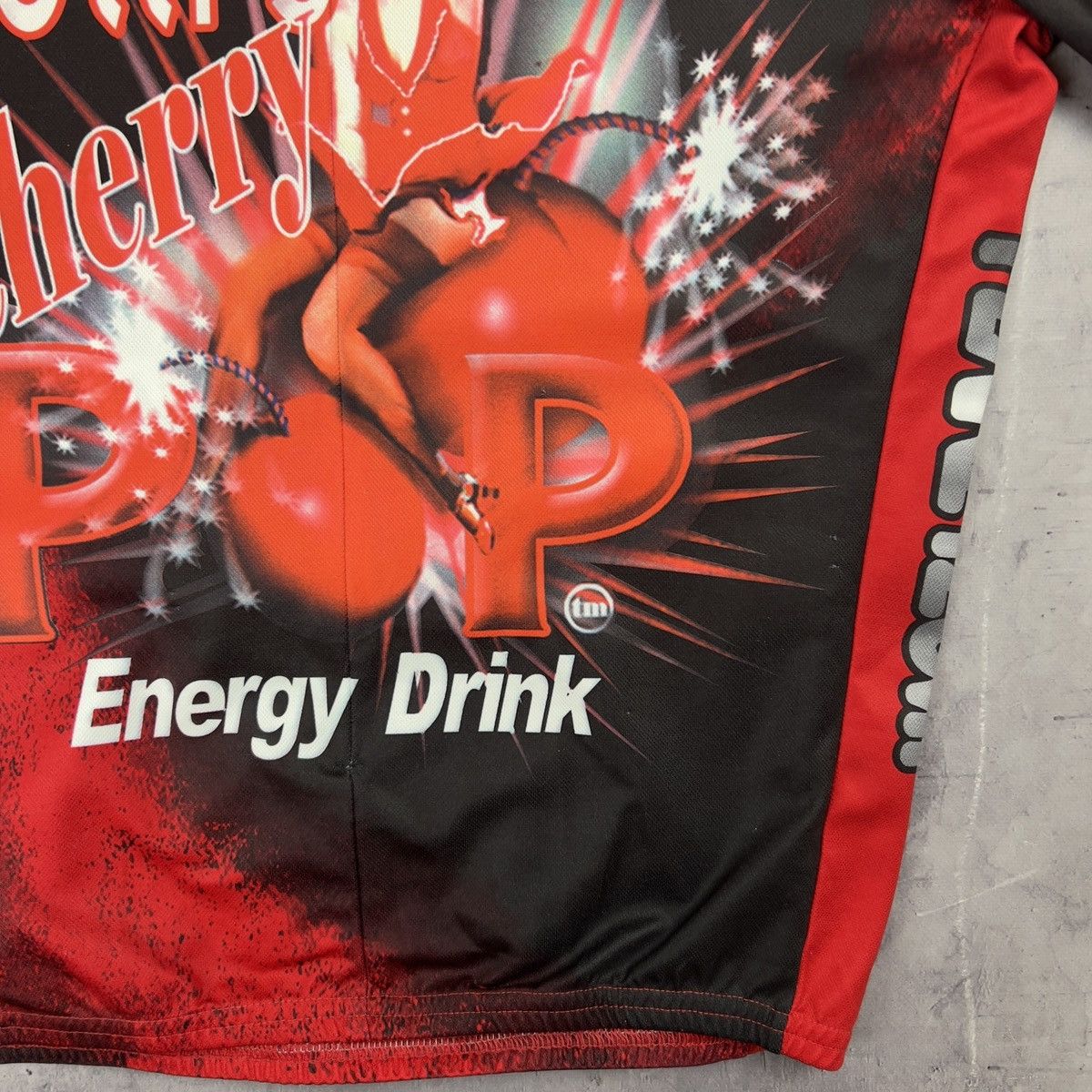 PEARL iZUMi Pearl Izumi Vintage Lolli's Cherry Overptint Cycling Jersey Size US M / EU 48-50 / 2 - 6 Thumbnail