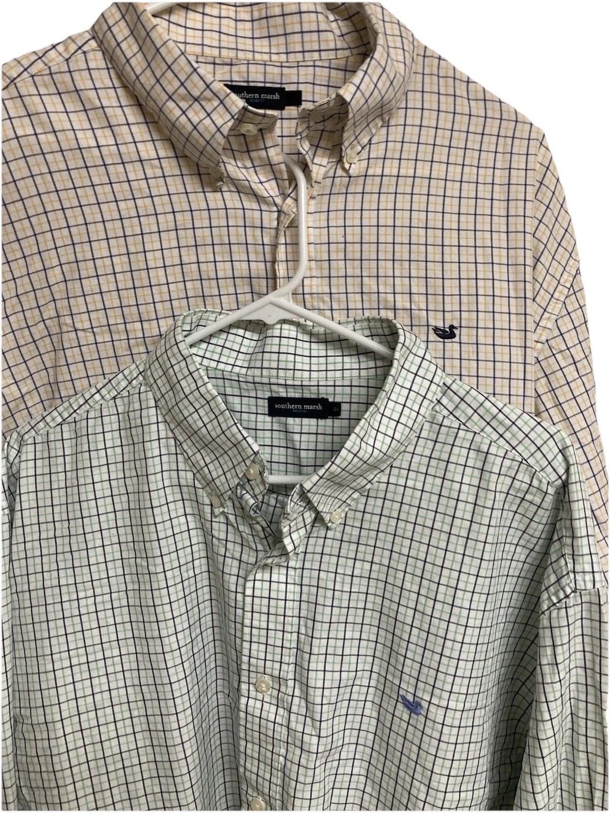 Southern Marsh Bundle of 2 Southern Marsh Plaid Shirts Long Sleeve Size 2XL Size US XXL / EU 58 / 5 - 1 Thumbnail