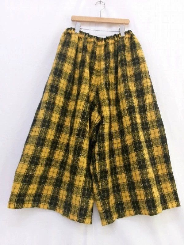 Comme des Garcons tao COMME des GARCONS plaid trousers yellow 2505-Nextarrow Size US 32 / EU 48 - 1 Thumbnail