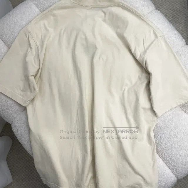 Balenciaga Balenciaga Beige Double B Short Sleeve Size US L / EU 52-54 / 3 - 2 Thumbnail