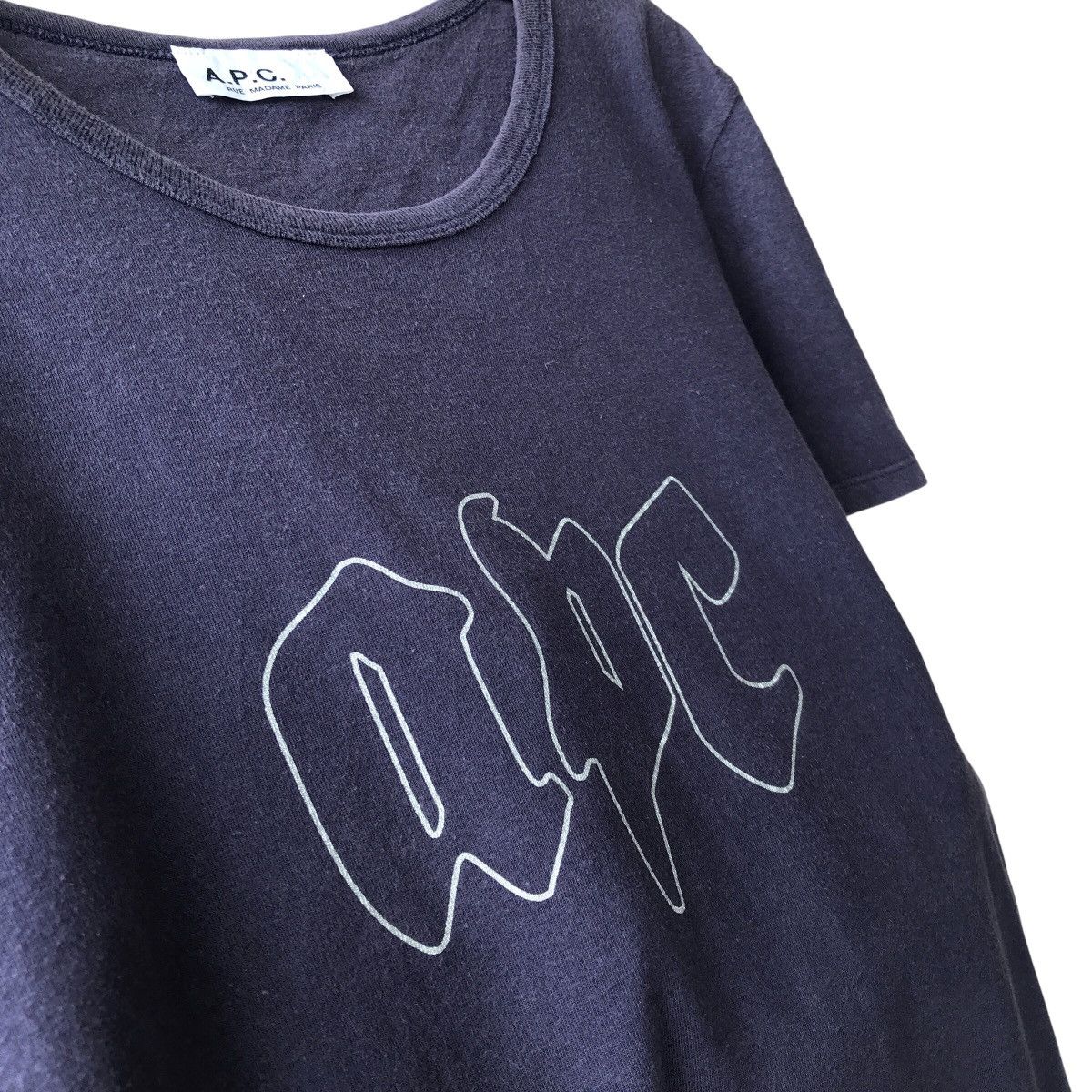A.P.C. A.P.C XX France Girls Youth Logo Baby Tee Size XS / US 0-2 / IT 36-38 - 3 Thumbnail